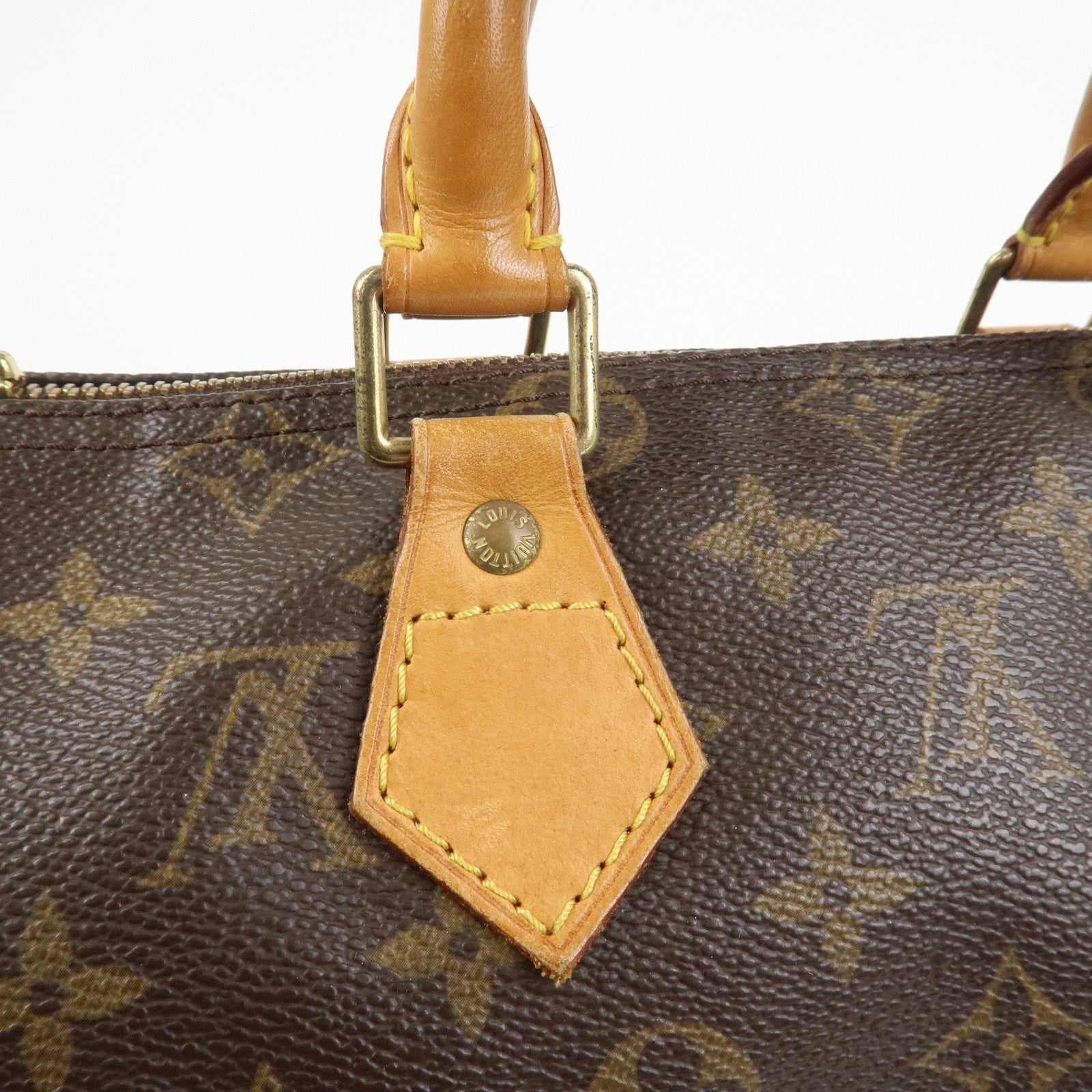 Louis Vuitton Monogram Speedy 25 Boston Bag Hand Bag Brown M41528