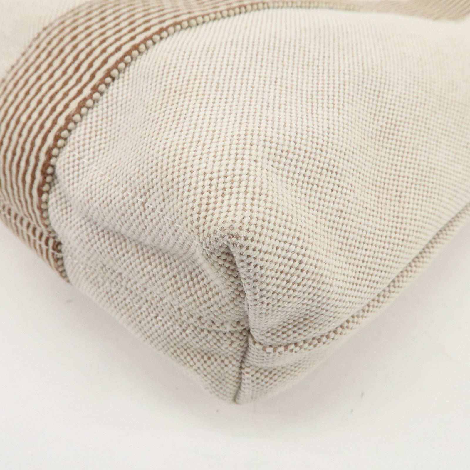 HERMES New Fourre Tout Toile Ash Tote Bag Hand Bag Beige