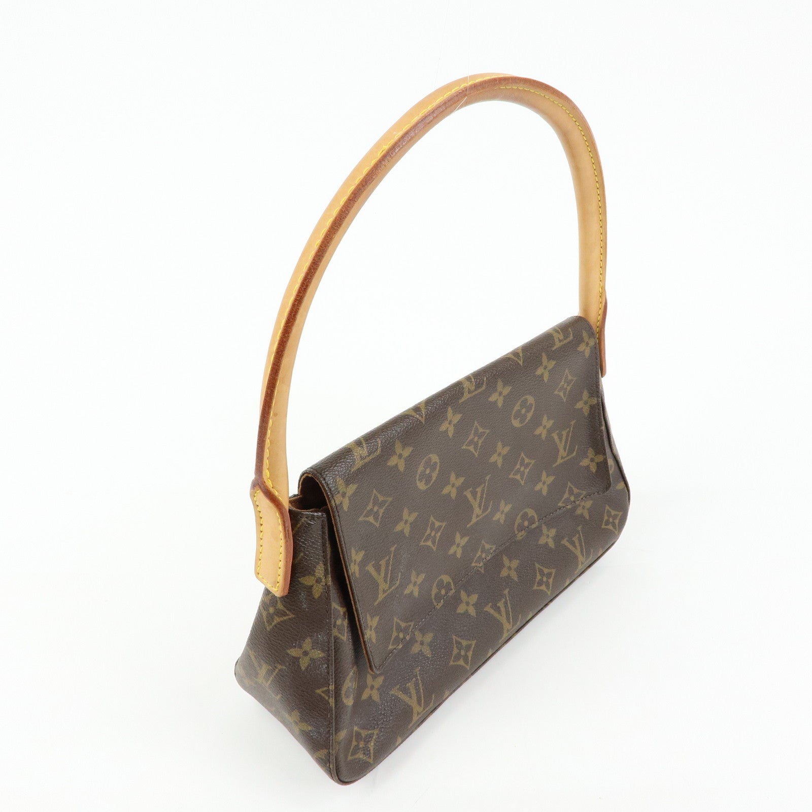 Louis Vuitton Monogram Mini Looping Shoulder Bag Brown M51147