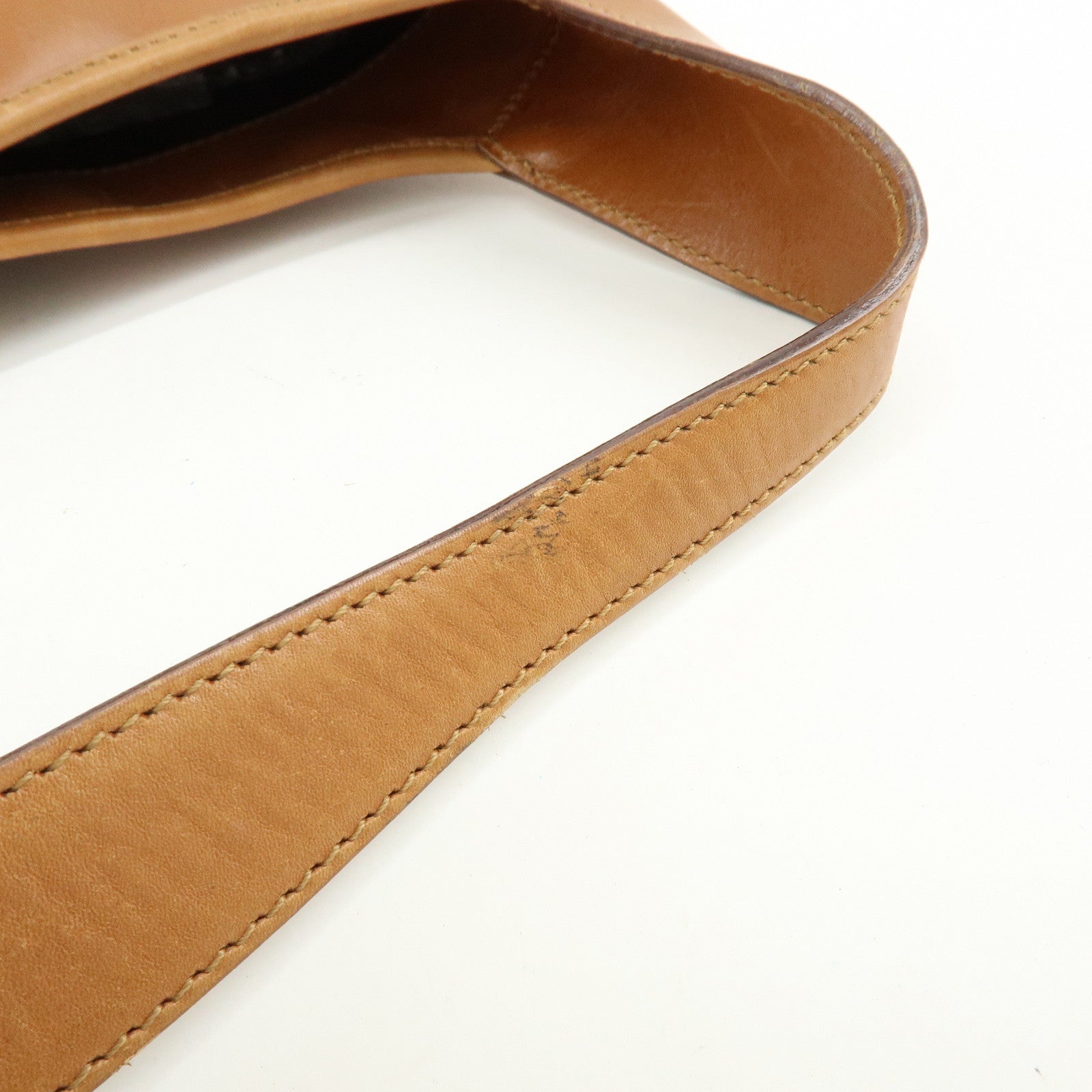 GUCCI Kandinsky Leather Shoulder Bag Hand Bag Brown 001.4057