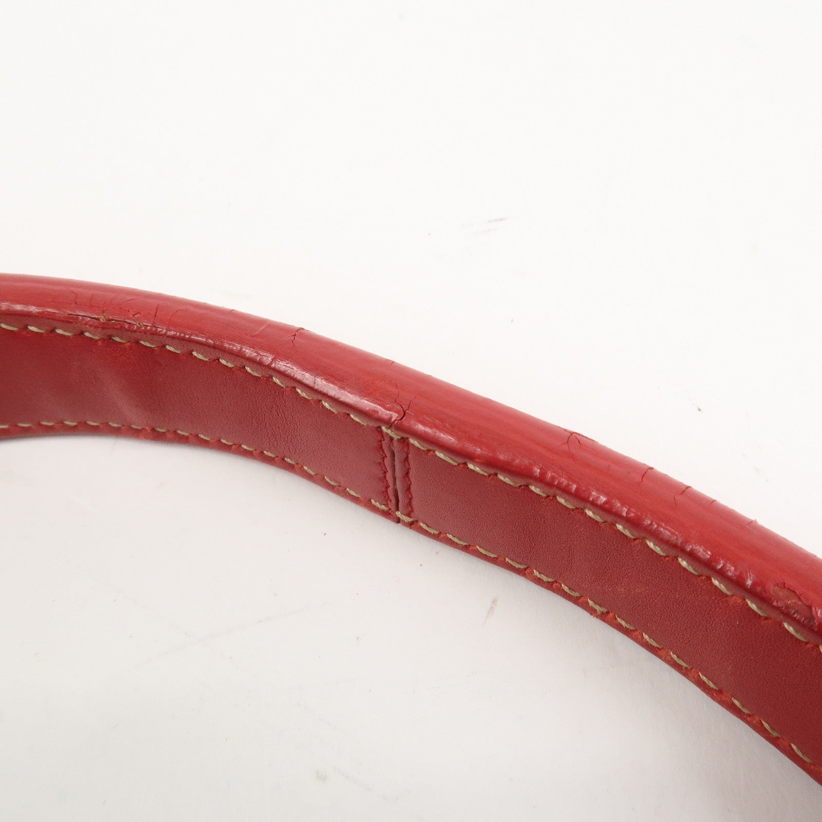 PRADA Logo Jacguard Leather Shoulder Bag Light Brown Red BR3429