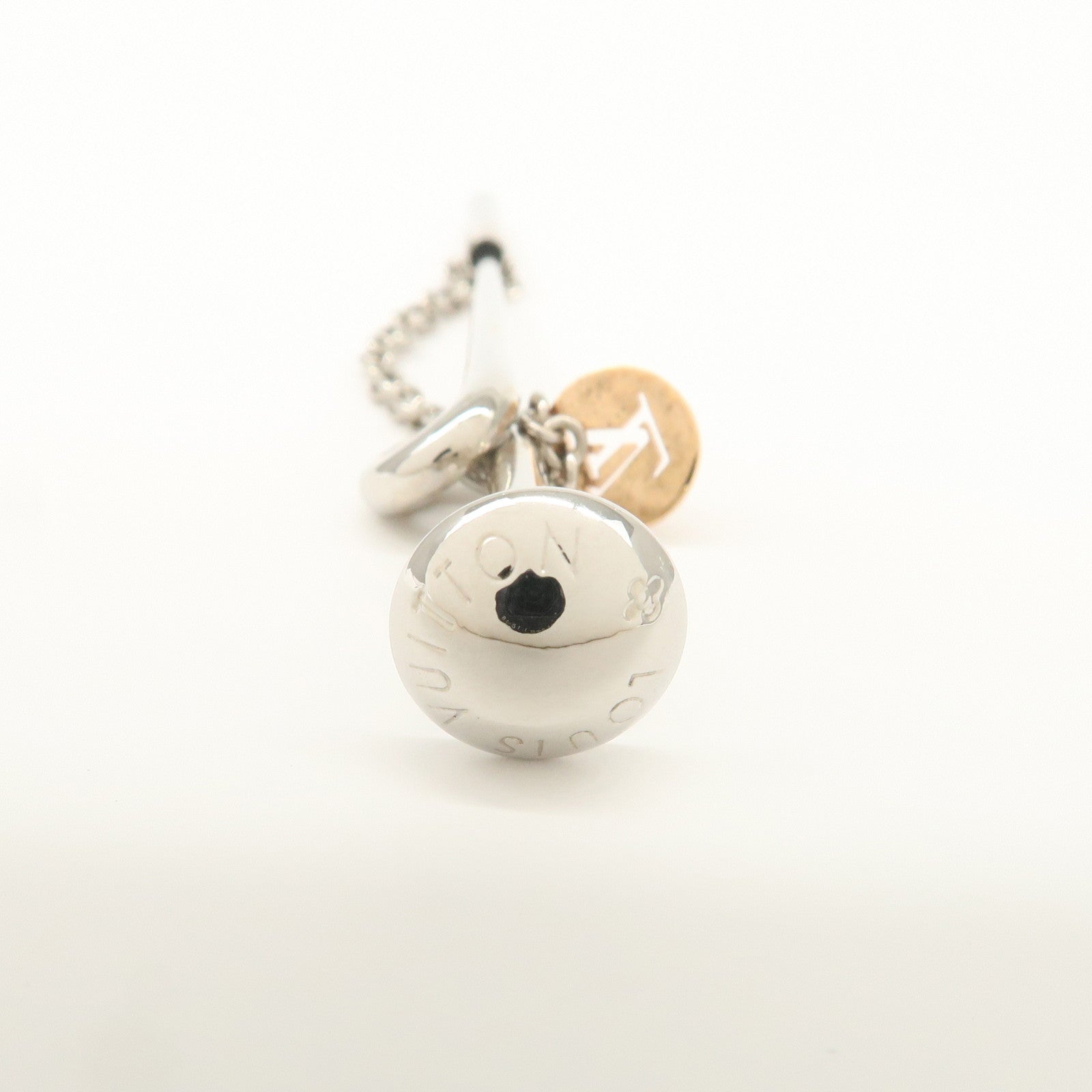 Louis Vuitton Metal Safari Charms Brooch Silver M68109