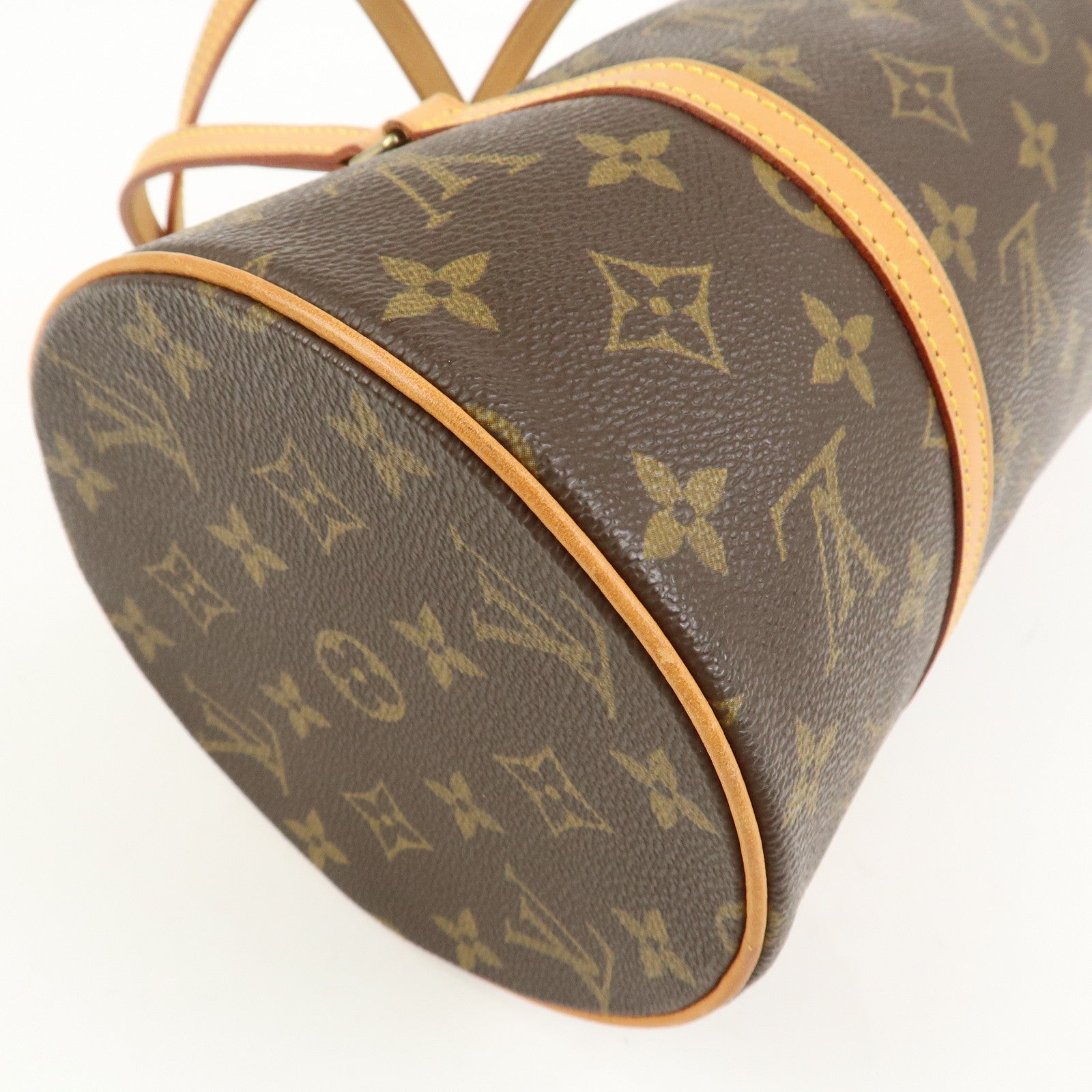 Louis Vuitton Monogram Papillon 30 Hand Bag New Style Brown M51385