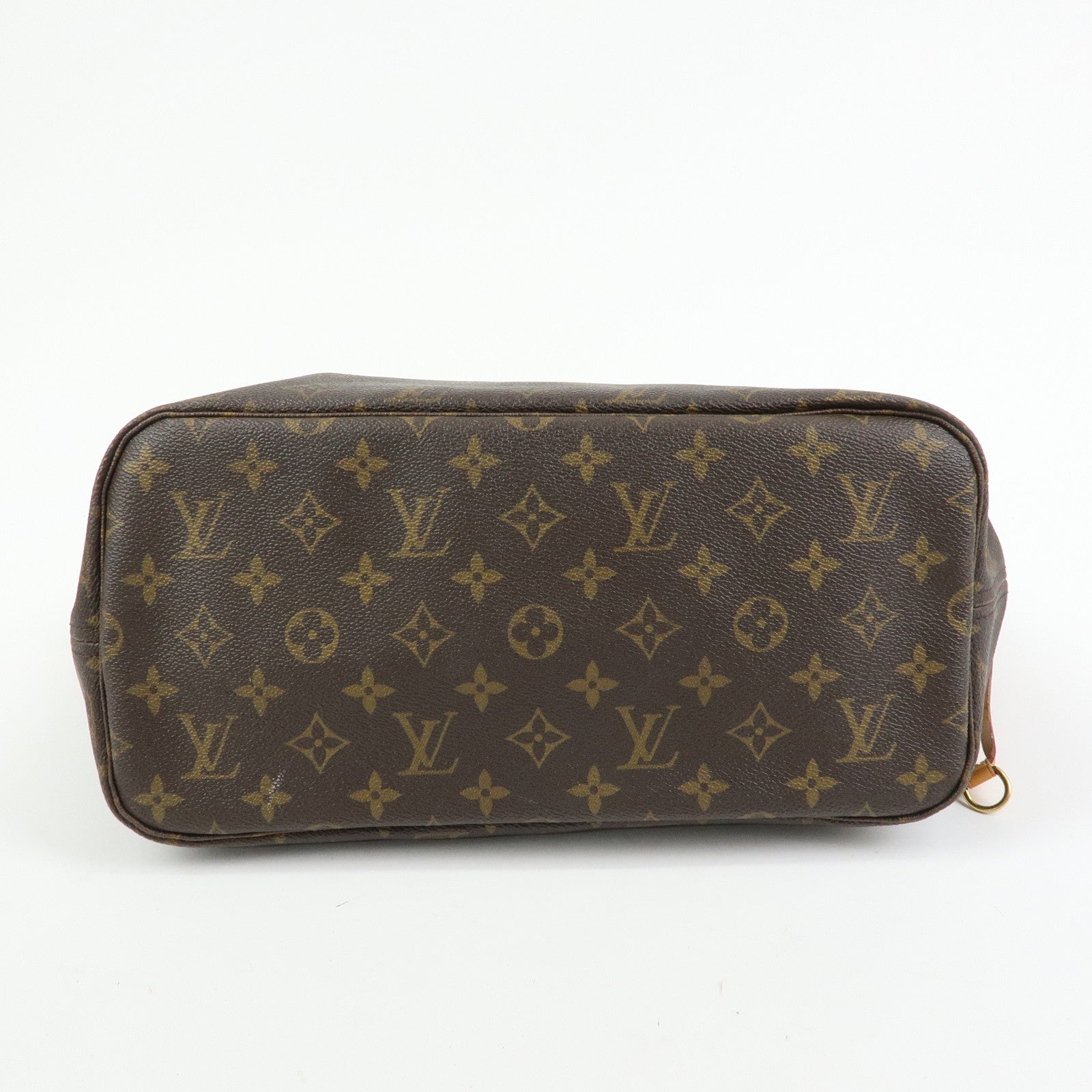 Louis Vuitton Monogram Neverfull MM Tote Shoulder Bag Brown M40156