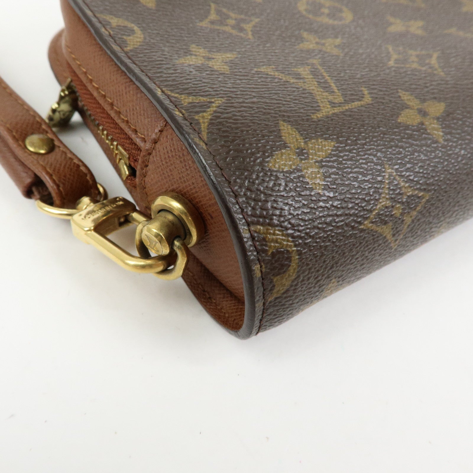 Louis Vuitton Monogram Orsay Clutch Bag Pouch Brown M51790