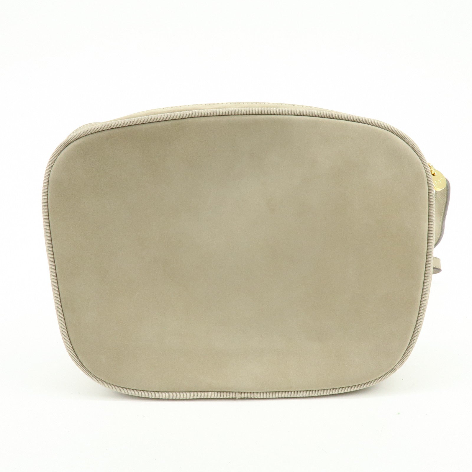 Ferragamo Vara Leather Shoulder Bag Crossbody Bag Greige