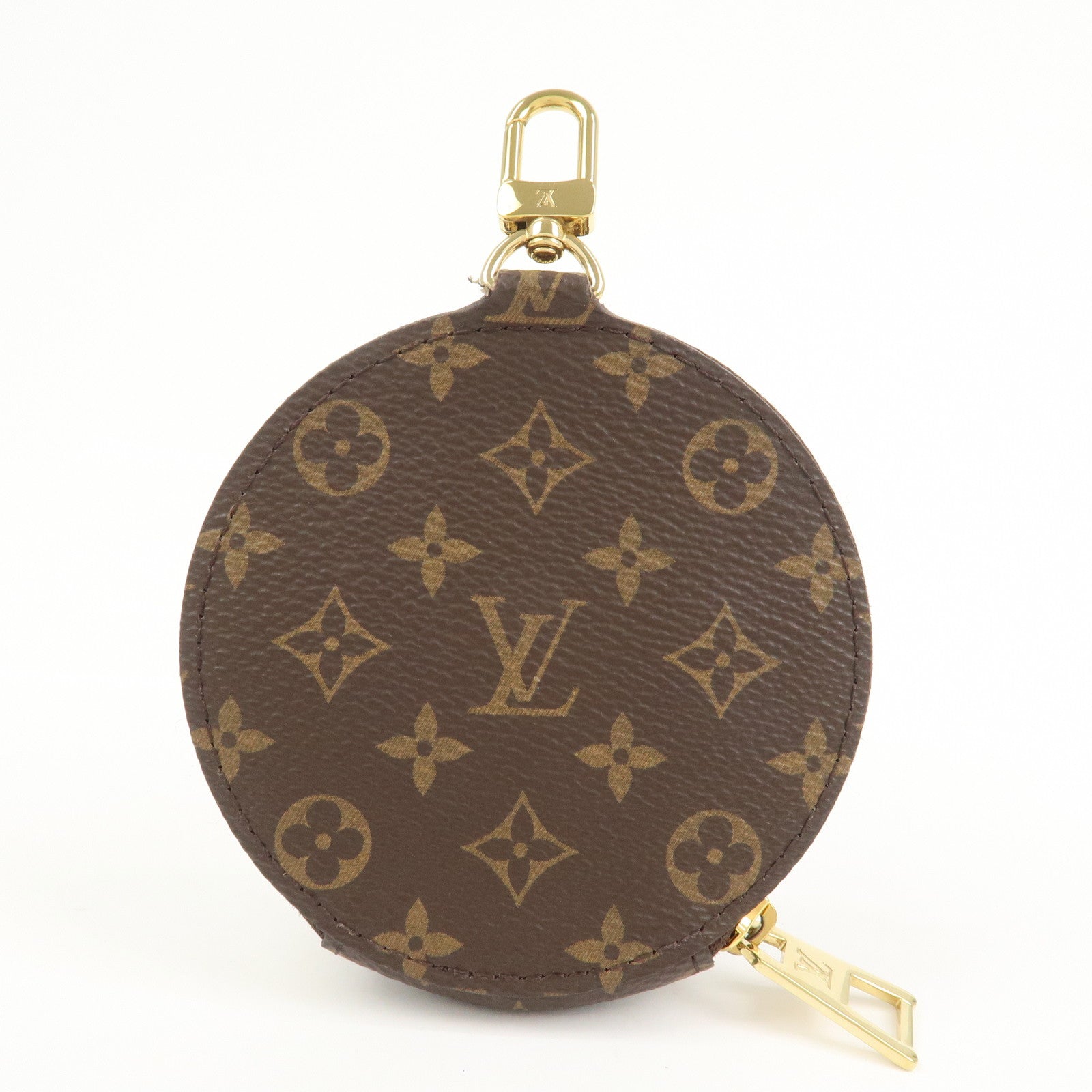Louis Vuitton Monogram Canvas Coin Case Coin Wallet Brown