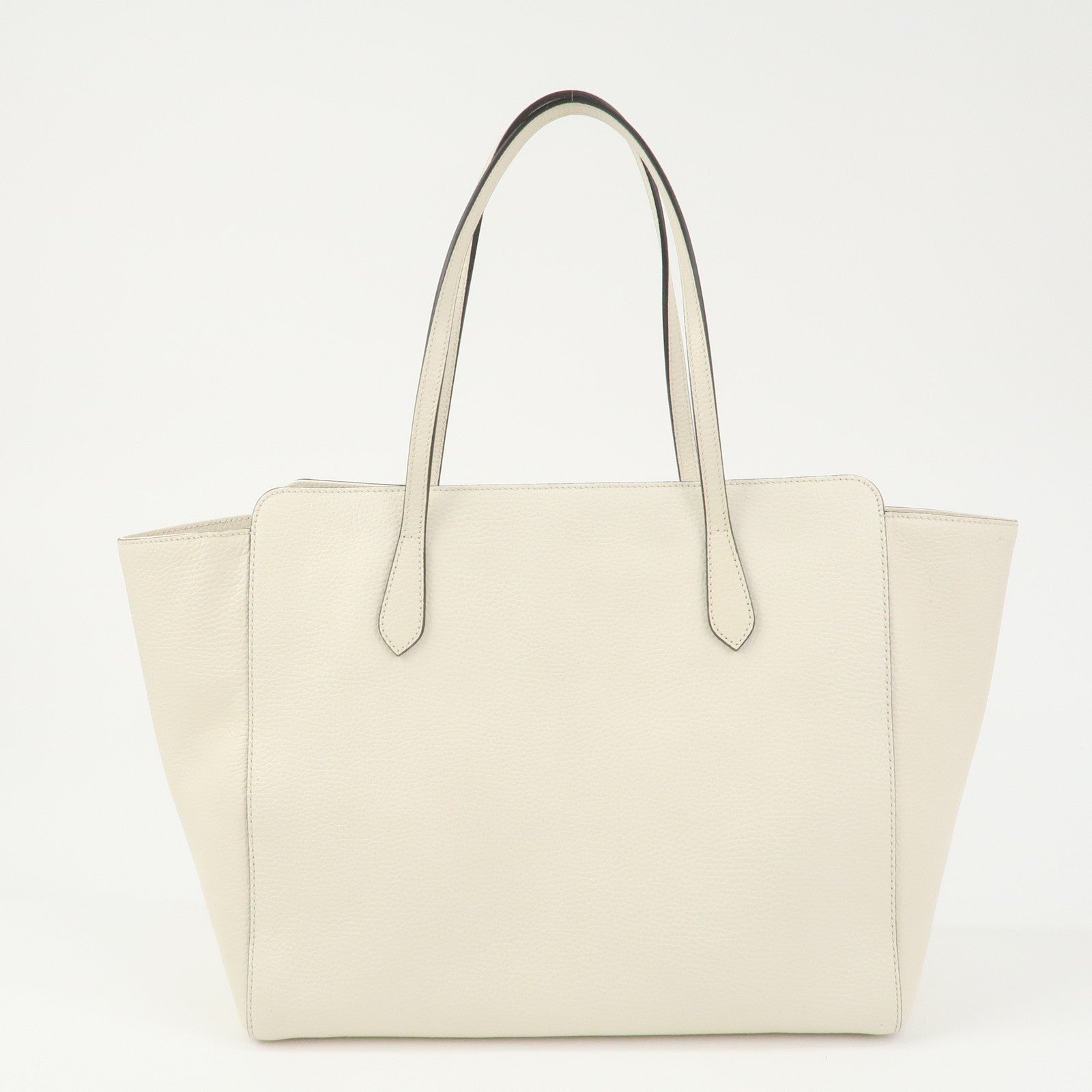 GUCCI Interlocking G Swing Large Tote Bag Shoulder Bag Ivory 354397
