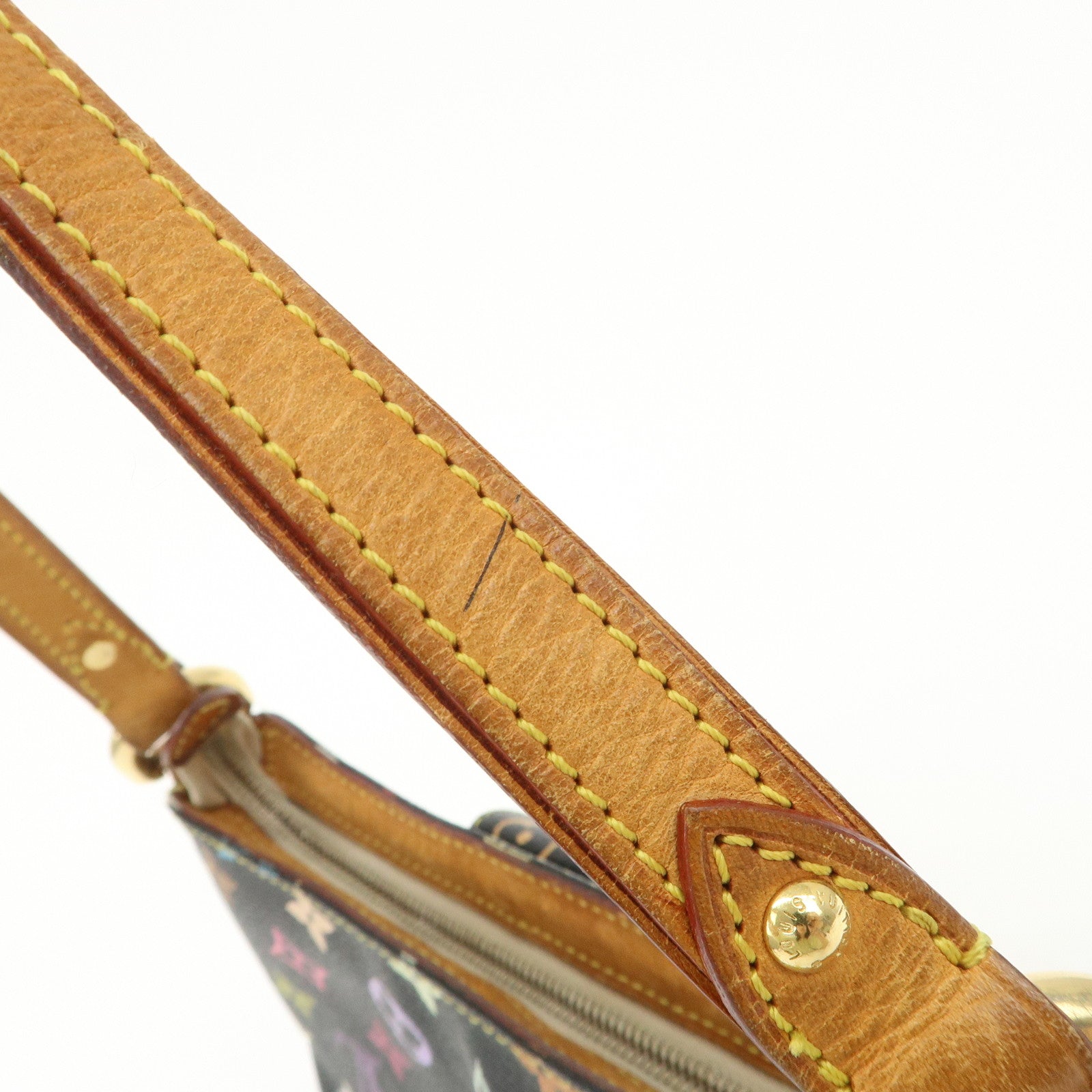 Louis Vuitton Monogram Multicolor Eliza Shoulder Bag Black M40099 Used