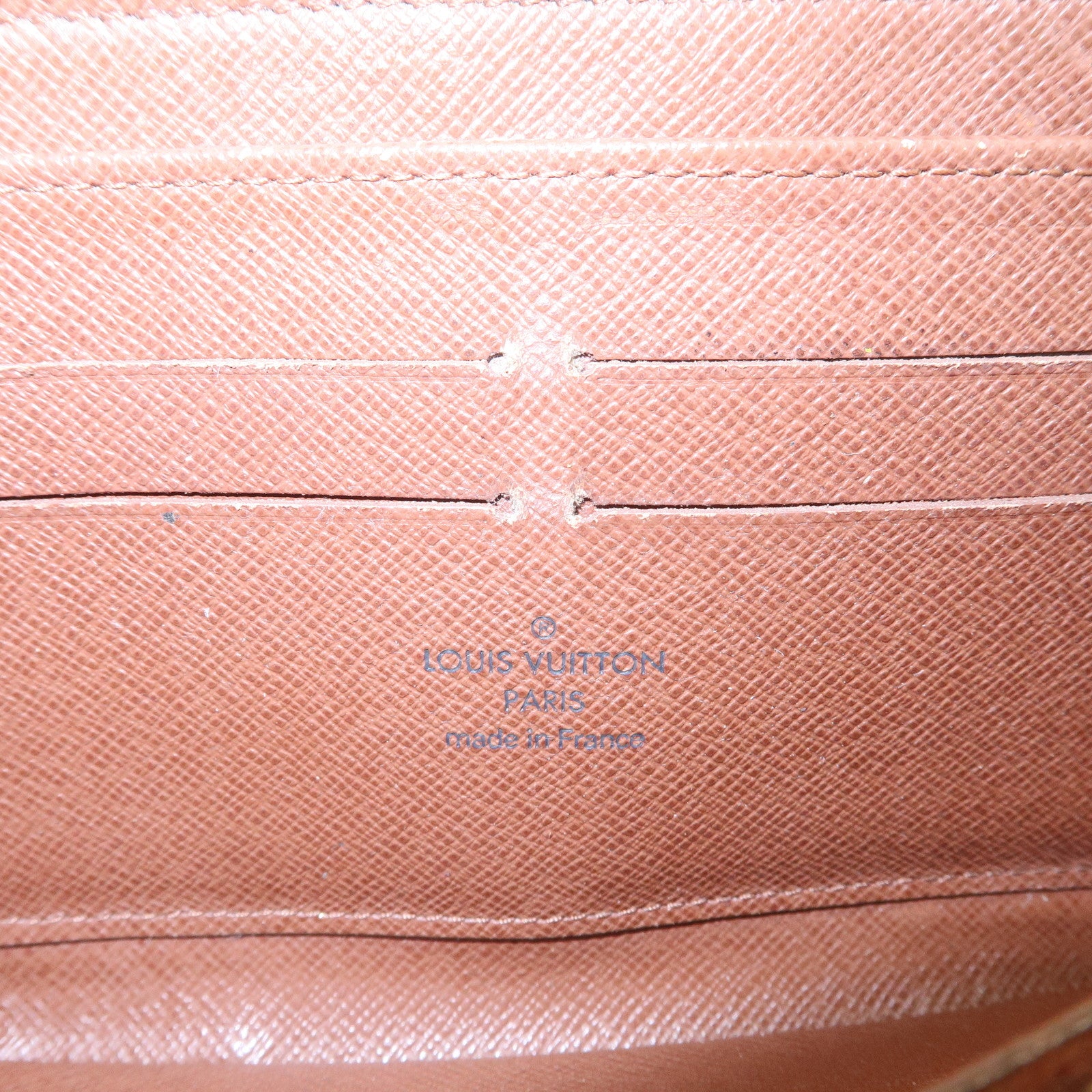 Louis Vuitton Set of 2 Monogram Canvas Round Zippy Long Wallet M60017 Used