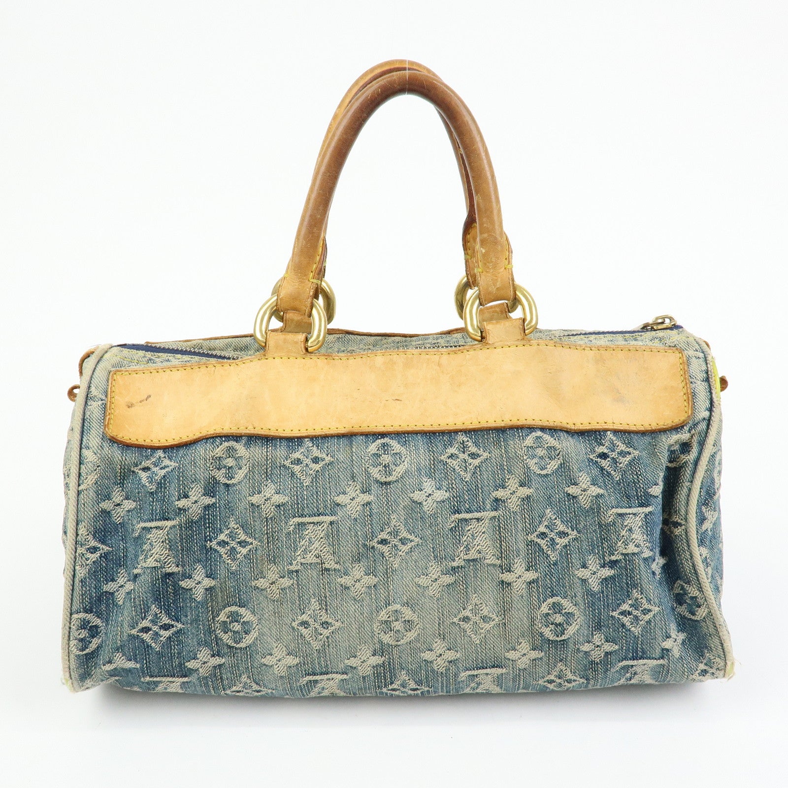 Louis Vuitton Monogram Denim Neo Speedy Boston Bag Blue M95019