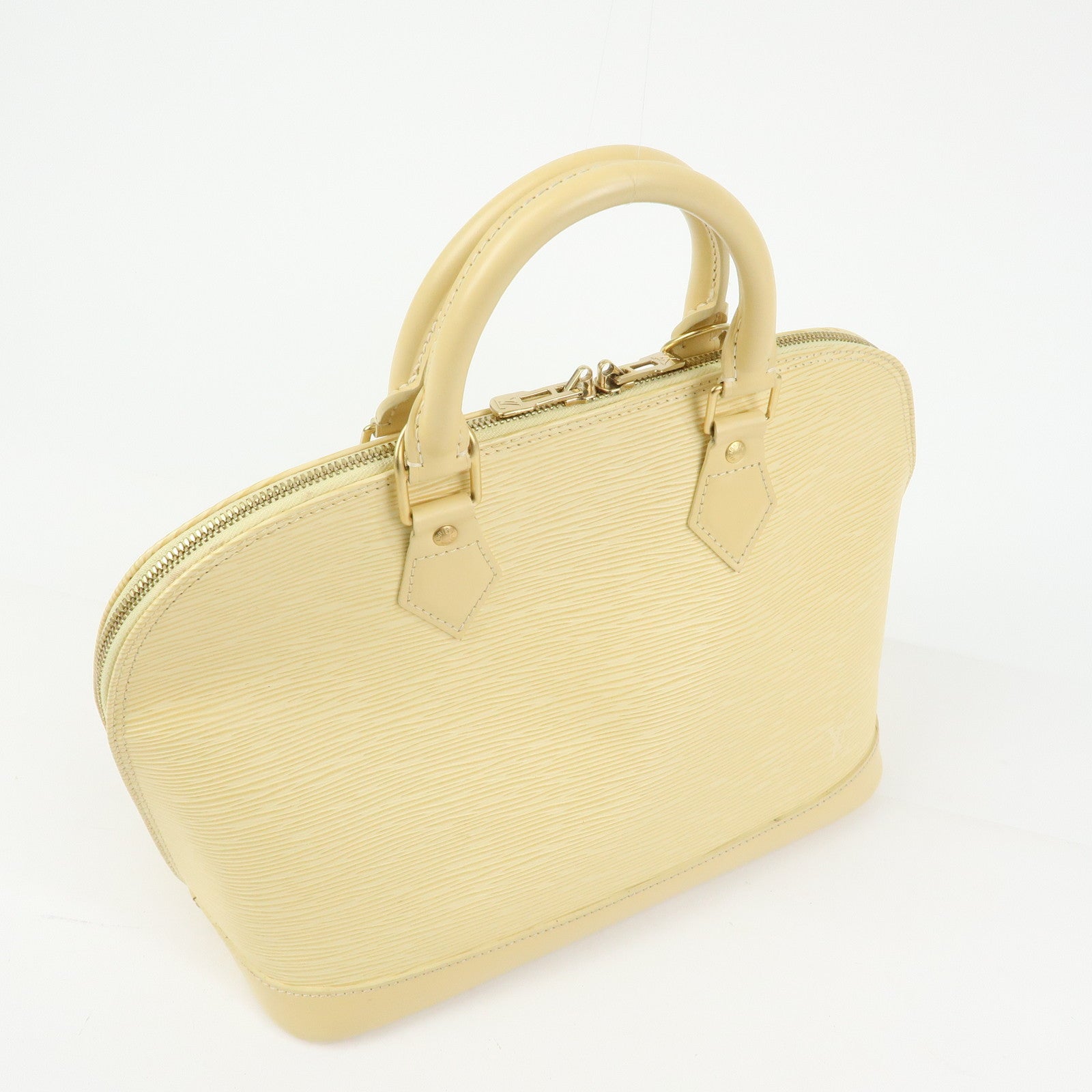 Louis Vuitton Alma Epi Leather Hand Bag Vanilla M5214A