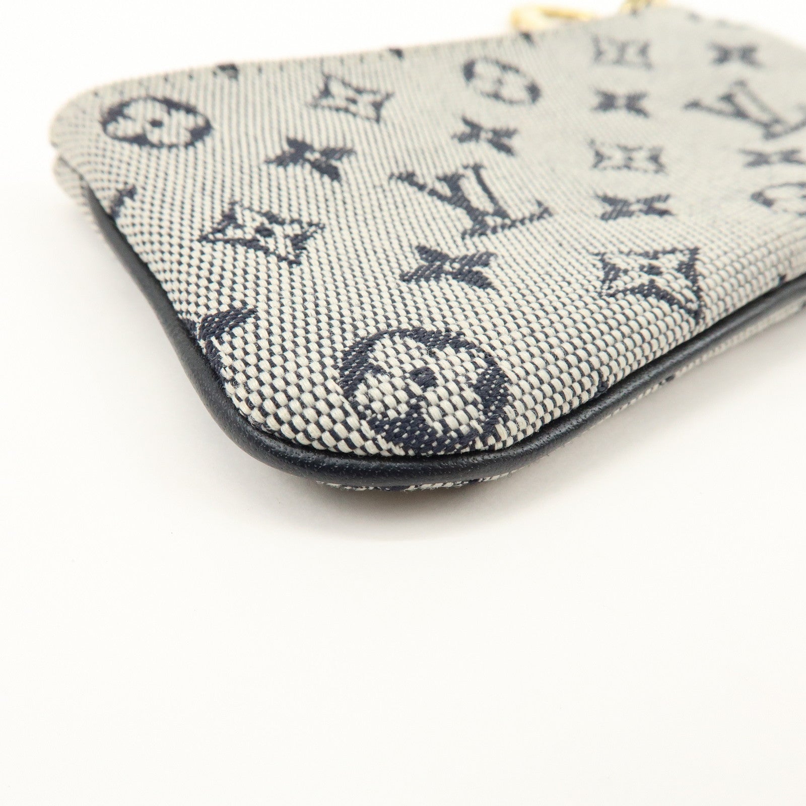 Louis Vuitton Monogram Mini Pochette Cles Coin Case Blue M92236