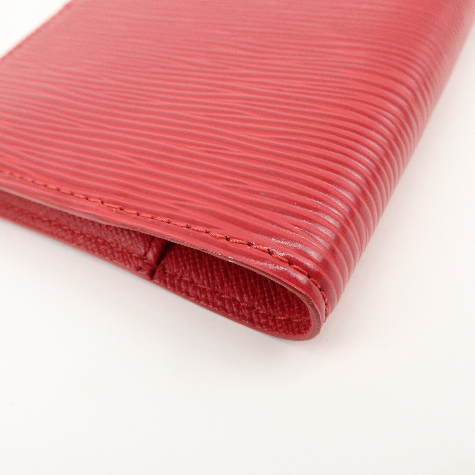 Louis Vuitton Epi Agenda PM Planner Cover Castillian Red R20057