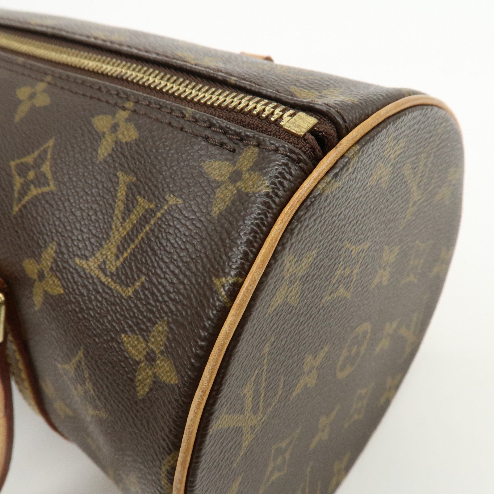 Louis Vuitton Monogram Papillon 30 Hand Bag New Style Brown M51385