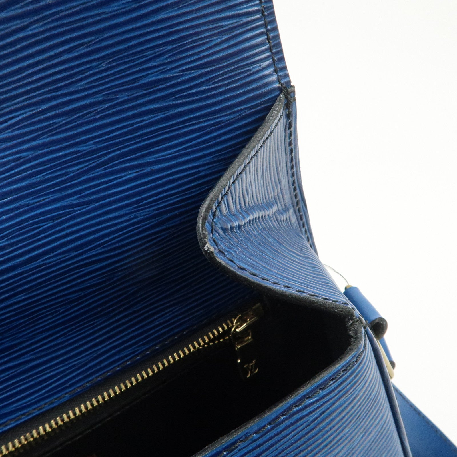 Louis Vuitton Epi Saint Cloud Shoulder Bag Toledo Blue M52195