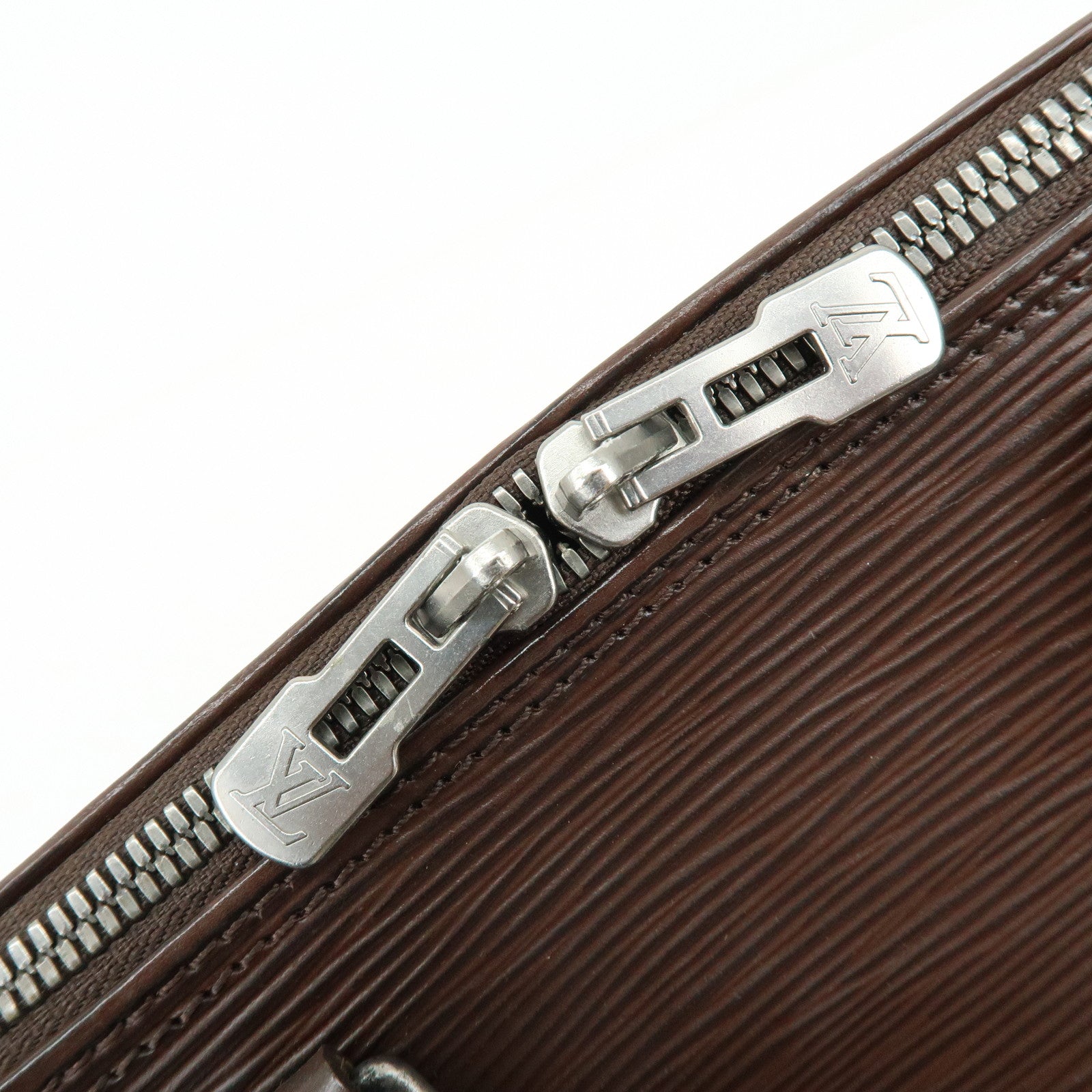 Louis Vuitton Epi Leather Alma Hand Bag Mocha Brown M5214D