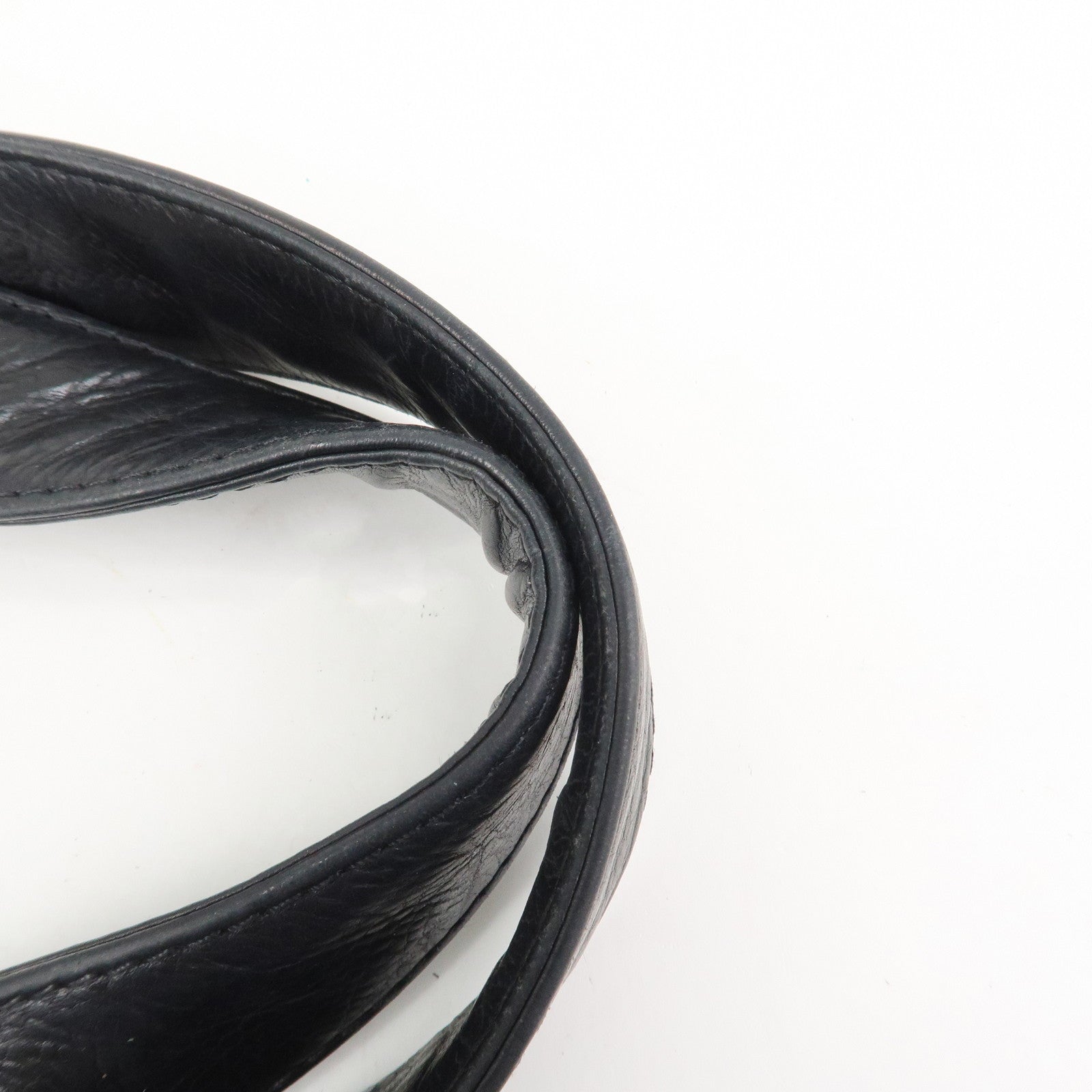 CHANEL COCO Mark Caviarskin Tote Bag Shoulder Bag Black A46566