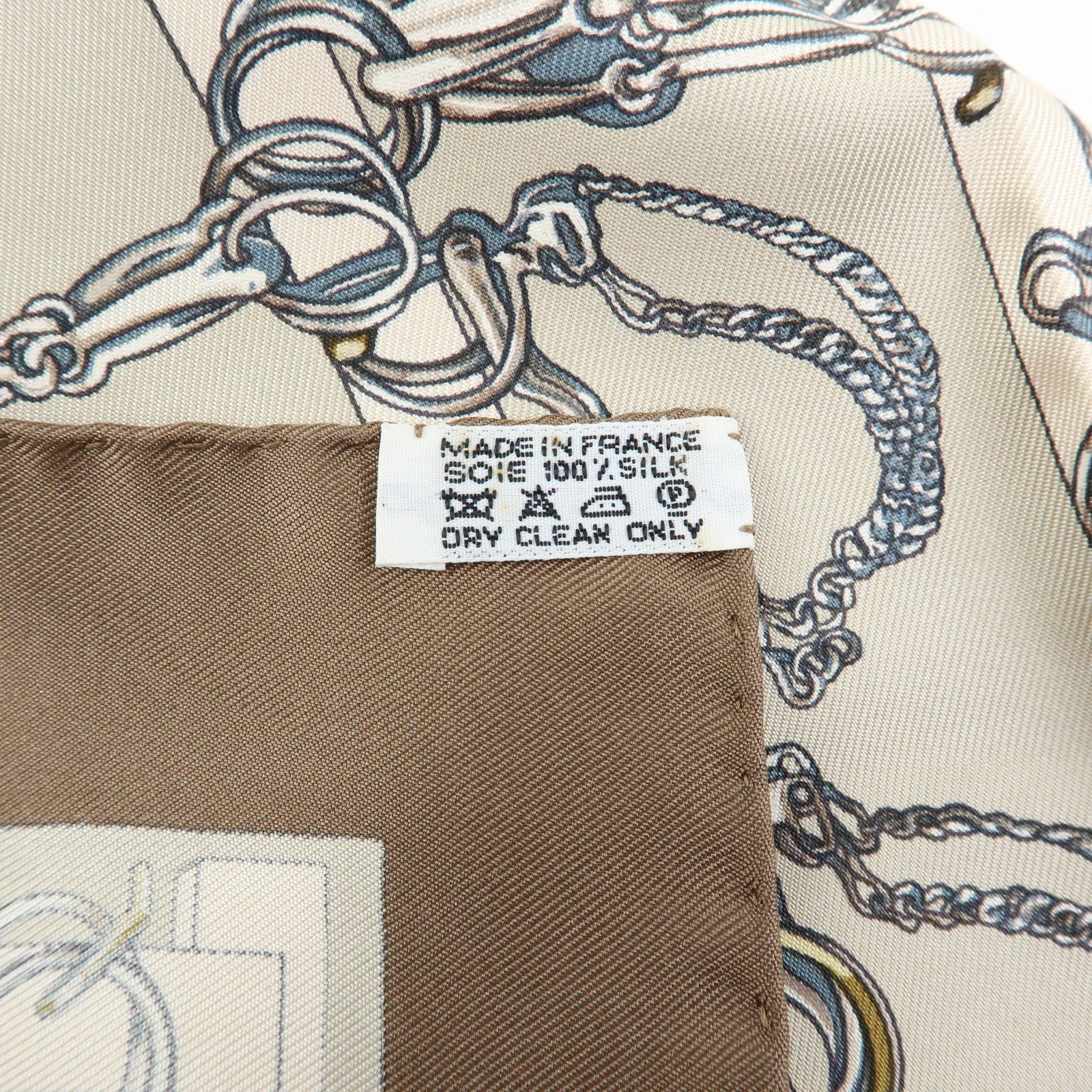 HERMES Petit Carre42 Set of 2 Silk 100% Scarf Clic Clac MORS＆FILETS