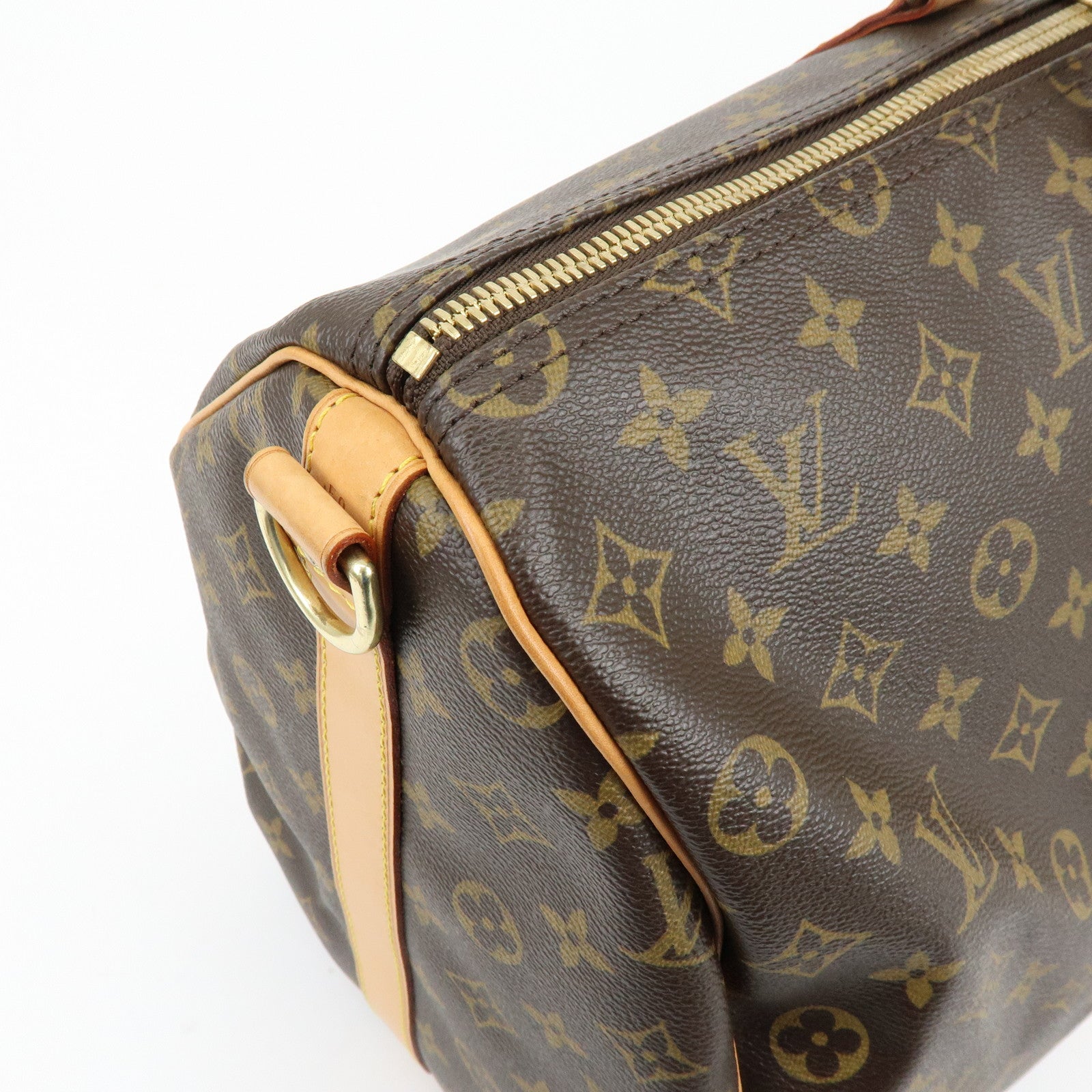 Louis Vuitton Monogram Keep All Bandouliere 50 Boston Bag M41416
