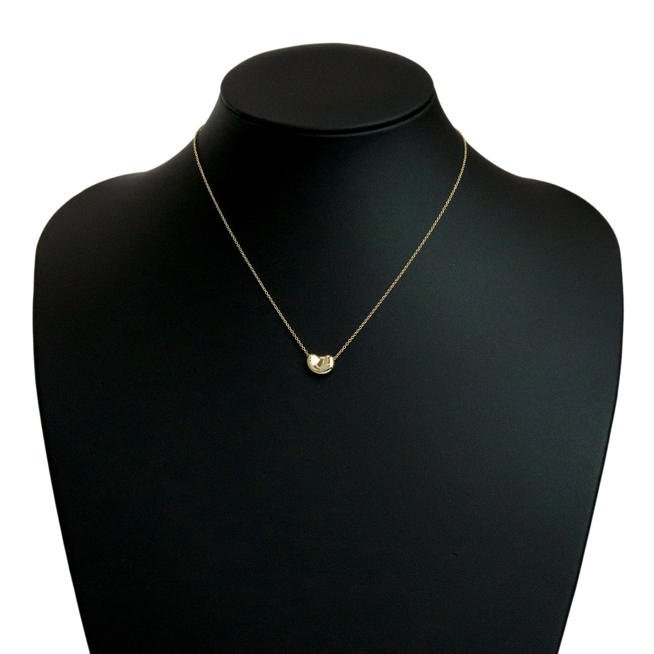 Tiffany&Co. Bean Necklace Small K18YG 750YG Yellow Gold