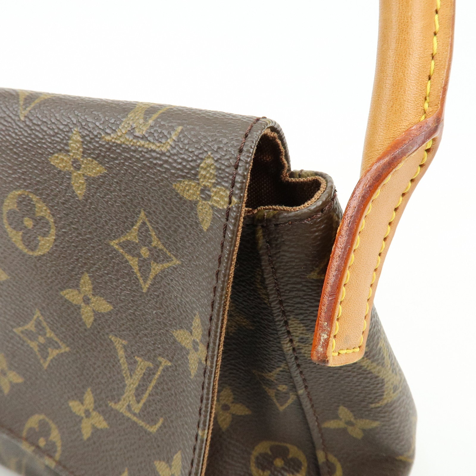 Louis Vuitton Monogram Mini Looping Shoulder Bag Brown M51147