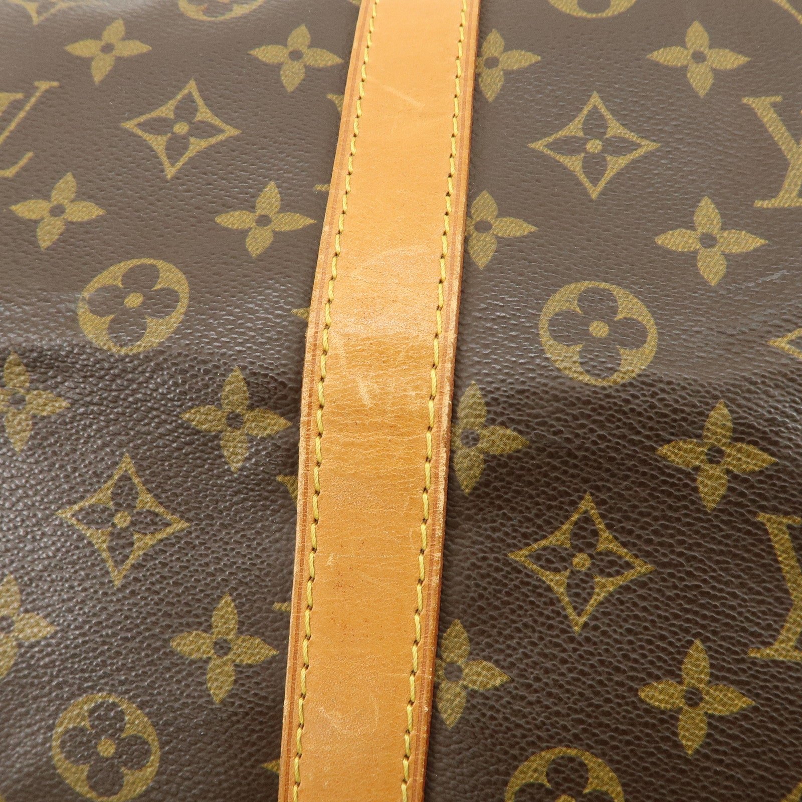Louis Vuitton Monogram Sac Souple 55 Boston Bag Brown M41622
