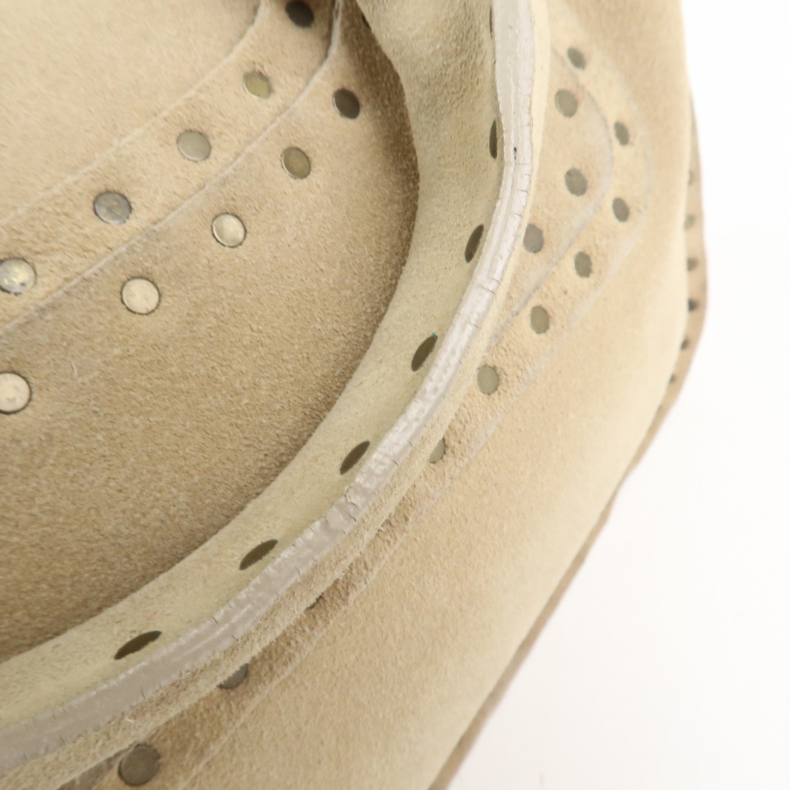 CELINE Suede Boogie Bag Hand Bag Tote Bag Ivory CE00/38 Used