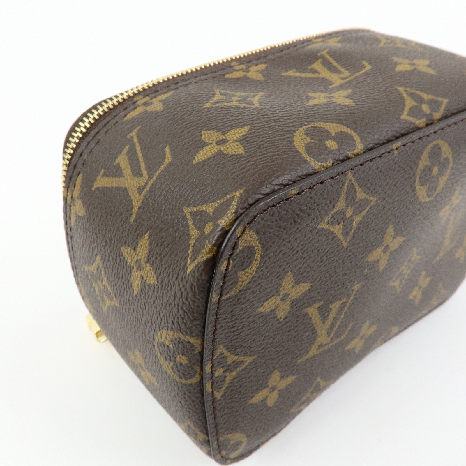 Louis Vuitton Monogram Cube de Rangement PM Pouch Brown M43688