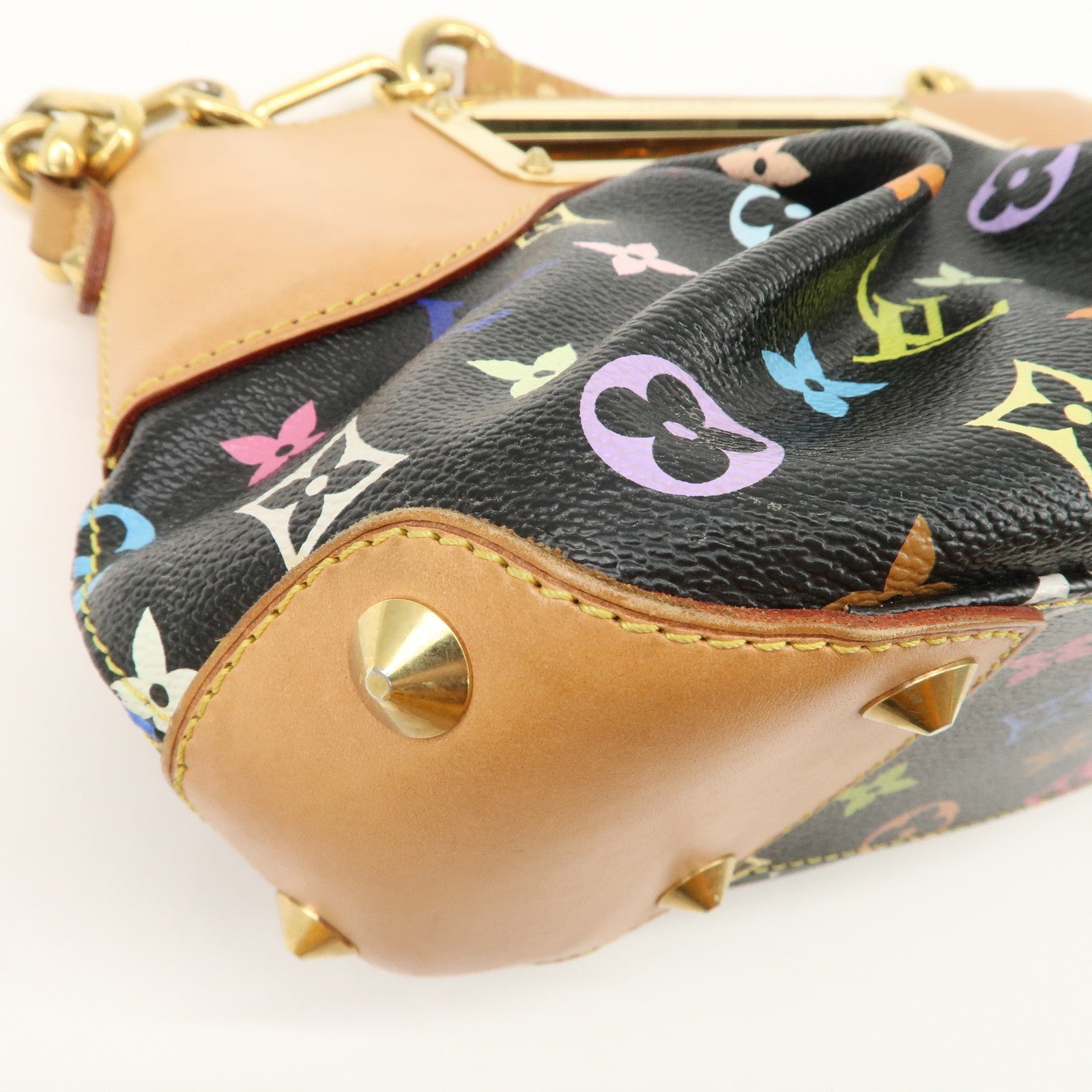 Louis Vuitton Monogram Multicolor Judy PM Hand Bag Noir M40258