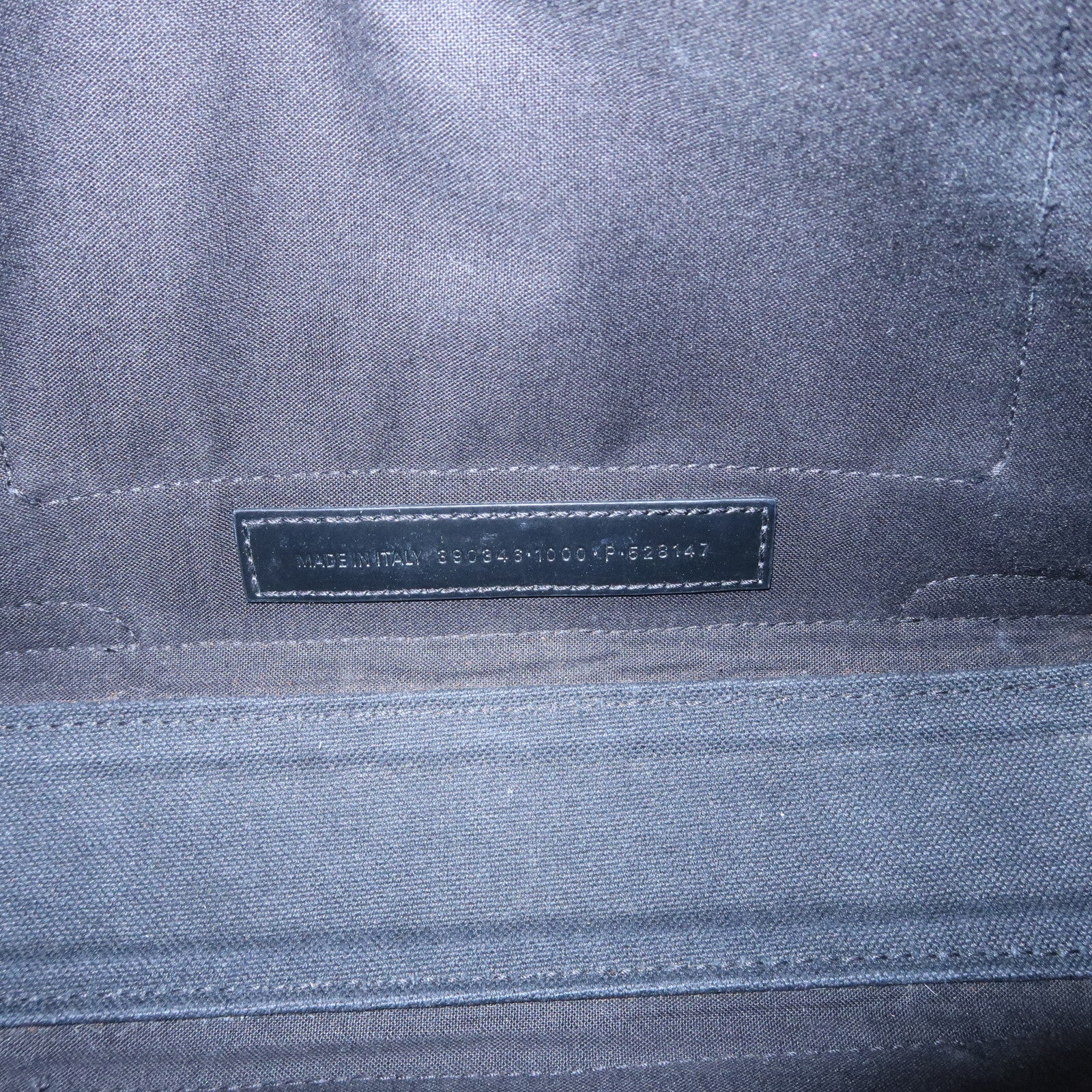 BALENCIAGA Cabas XS Canvas Leather 2Way Tote Bag Shoulder Bag Black
