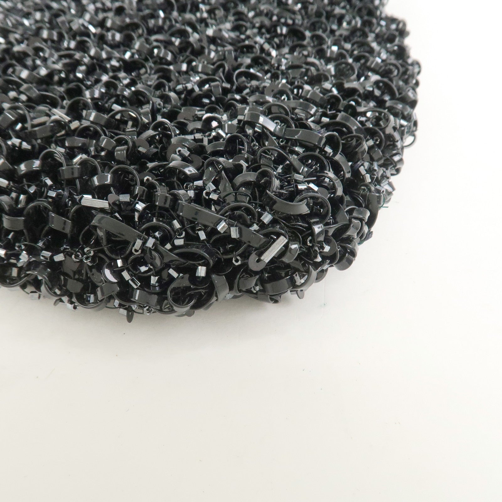 ANTEPRIMA Wire Bag PVC Beads Hand Bag Shoulder Bag Black