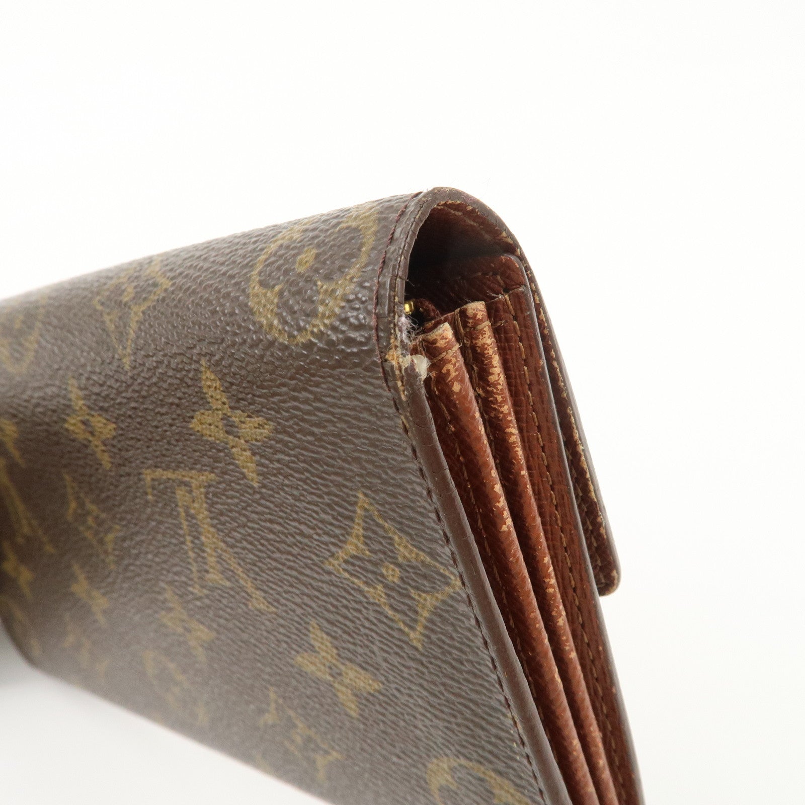 Louis Vuitton Monogram Set of 2 Long Wallet M61725 M93744 Used