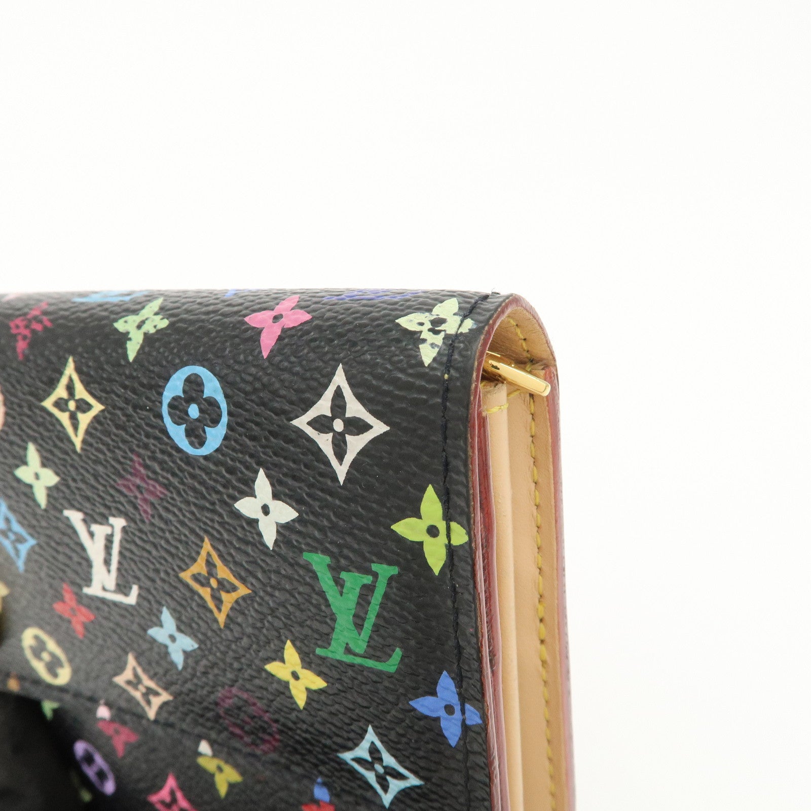 Louis Vuitton Monogram Multicolor Portefeuille Sarah Wallet M9353