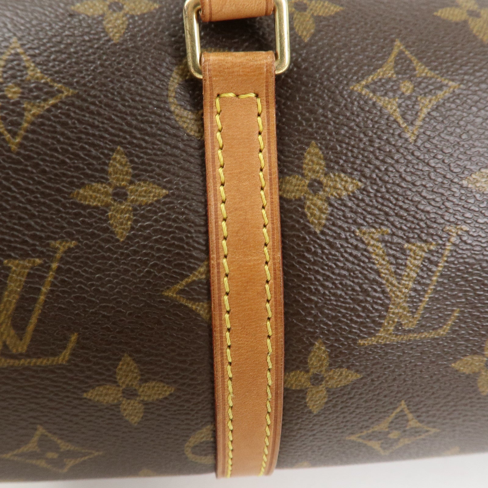 Louis Vuitton Monogram Papillon 30 Hand Bag Brown M51385