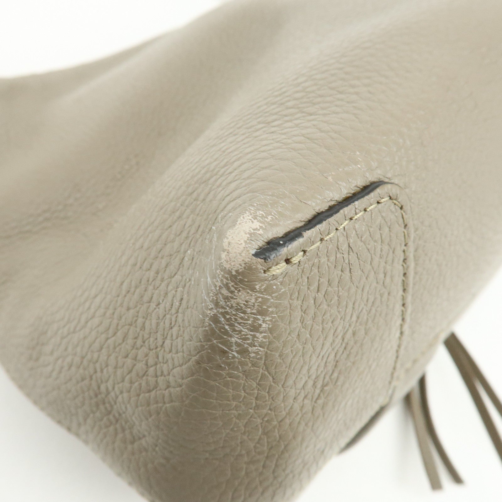 Chloe See By Chloe Leather Suede 2Way Bag Shoulder Bag Beige