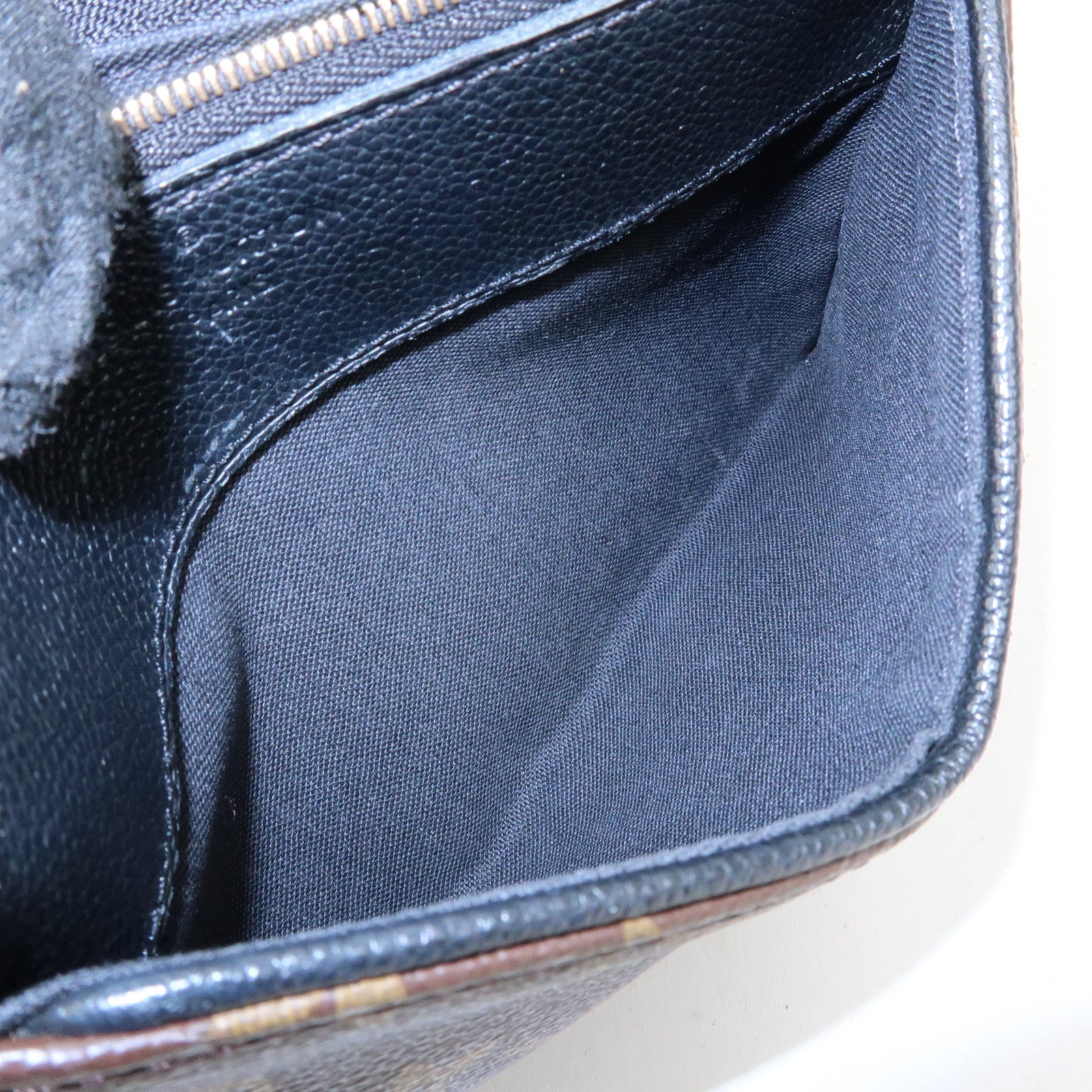 Louis Vuitton Monogram Pallas Clutch 2Way Shoulder Bag Noir M41639