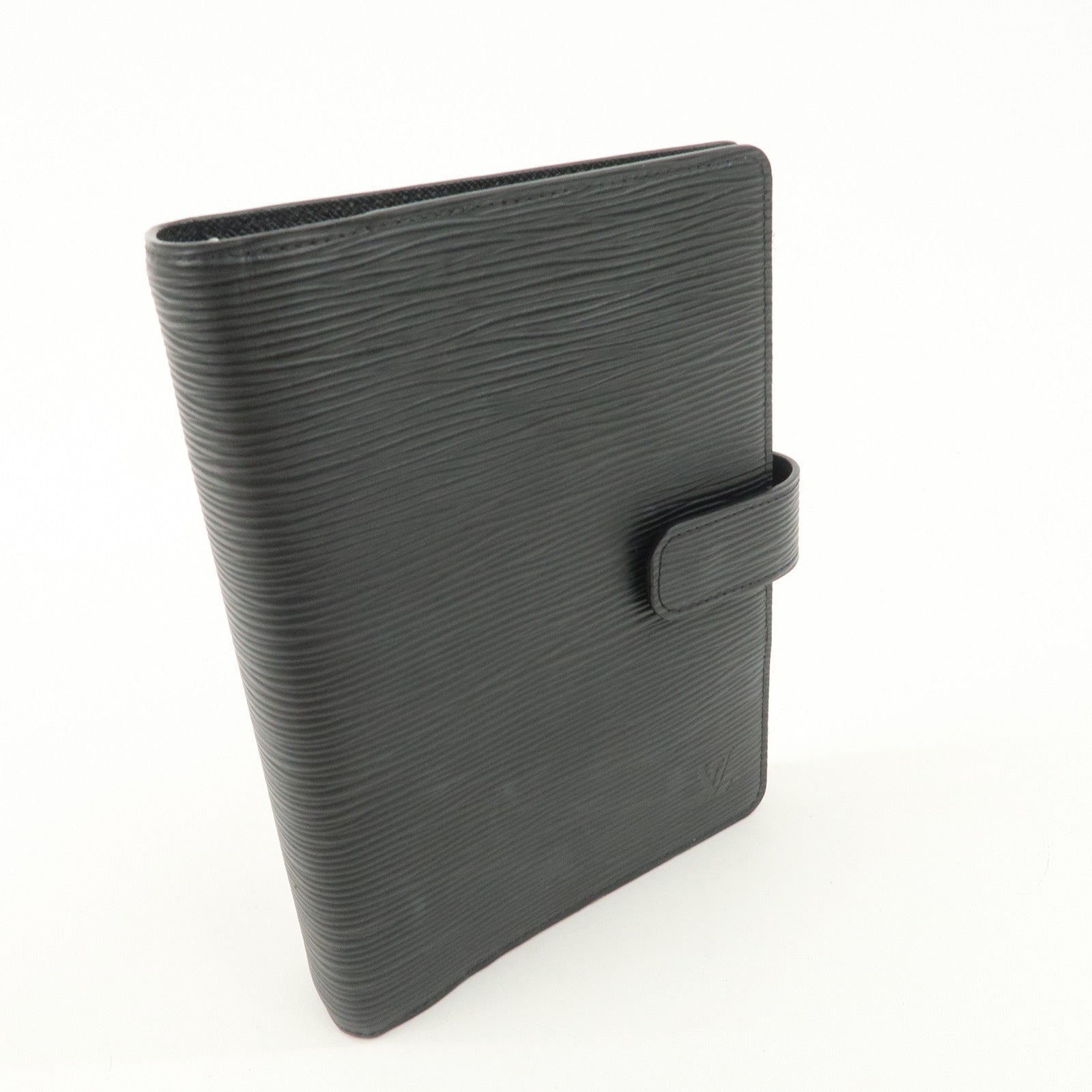 Louis Vuitton Epi Agenda MM Planner Cover Noir Black R20202