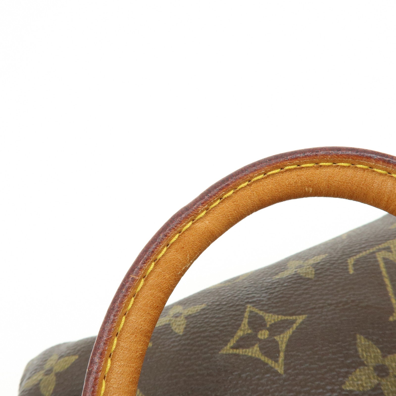 Louis Vuitton Monogram Mini Speedy Hand Bag Brown M41534