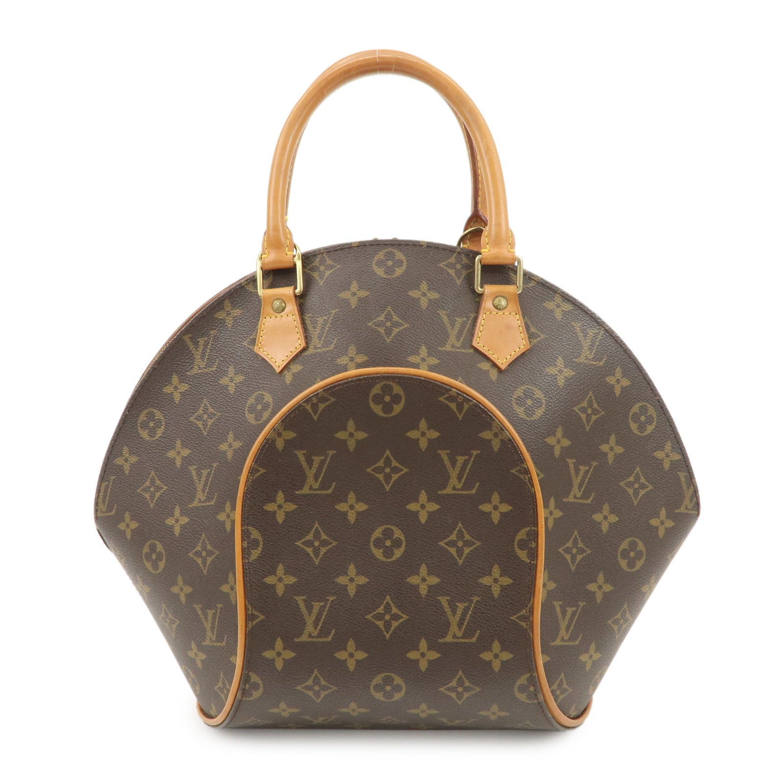 Louis Vuitton Monogram Ellipse MM Hand Bag Brown M51126