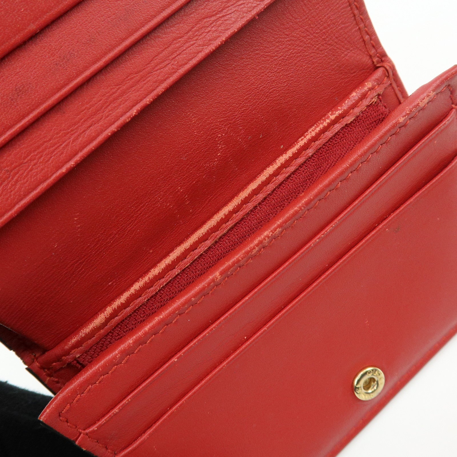 GUCCI LOVE Rainbow GG Supreme PVC Leather Compact Wallet 476412