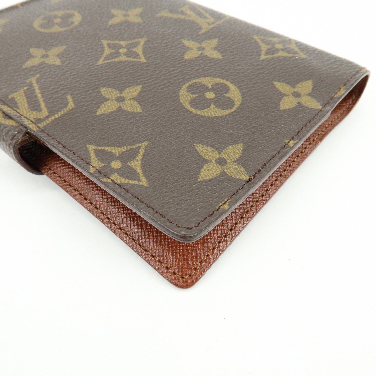 Louis Vuitton Monogram Agenda PM Planner Cover Brown R20005