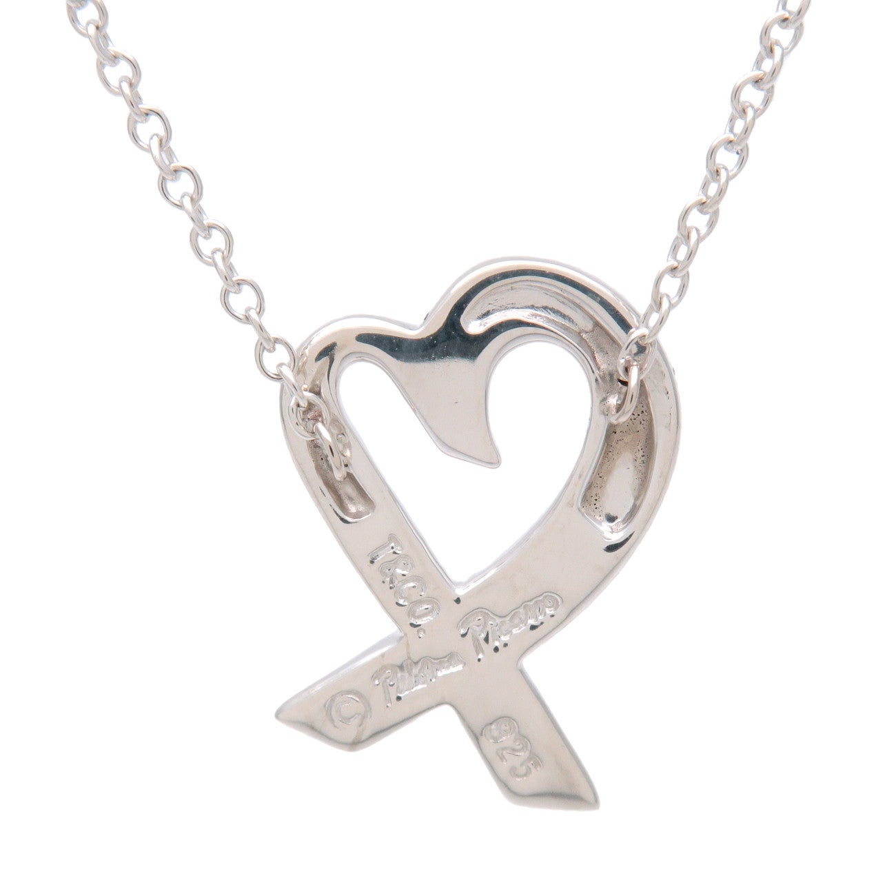Tiffany & Co Loving Heart Necklace Small SV925 Silver