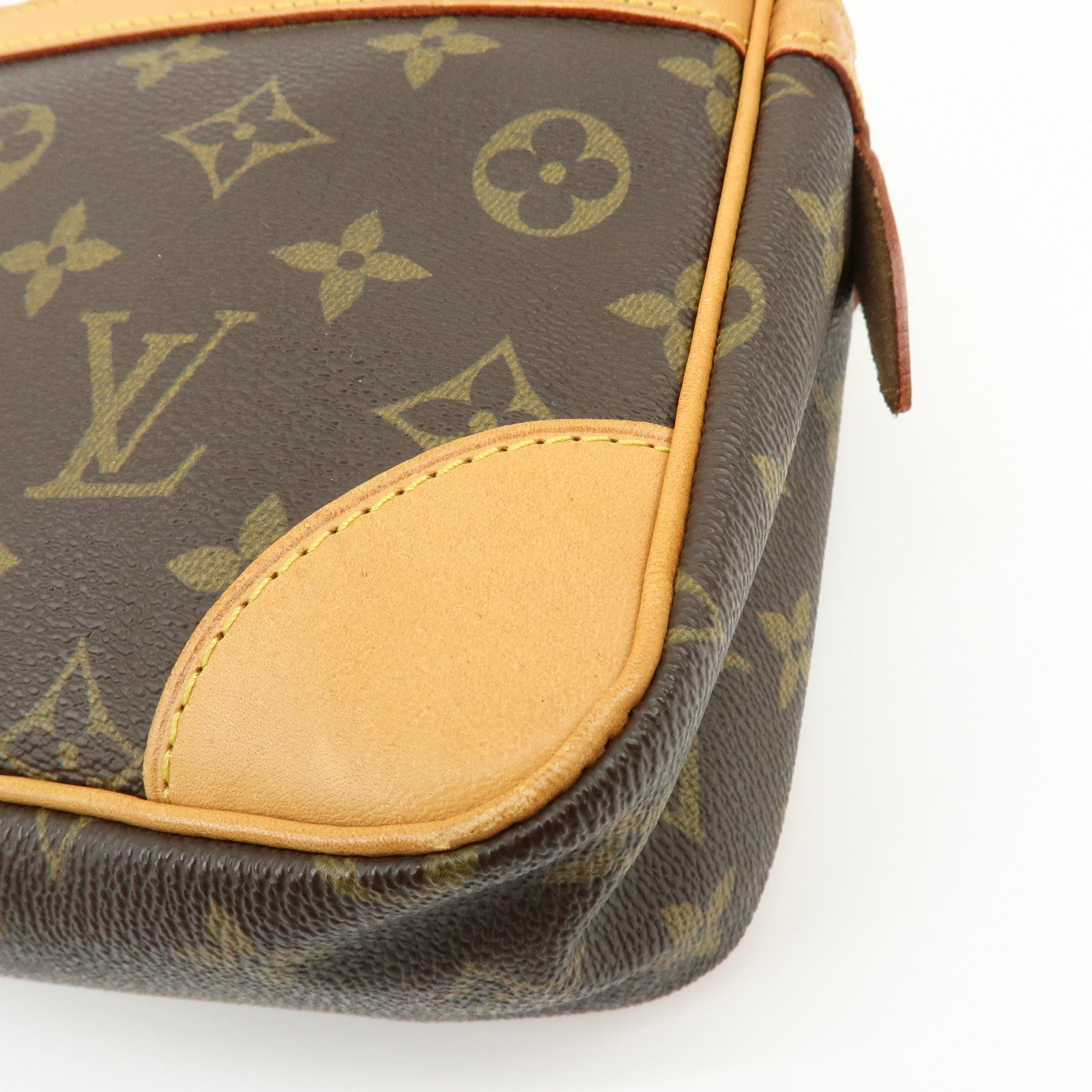 Louis Vuitton Monogram Compiegne 28 Pouch Clutch Bag Brown M51845