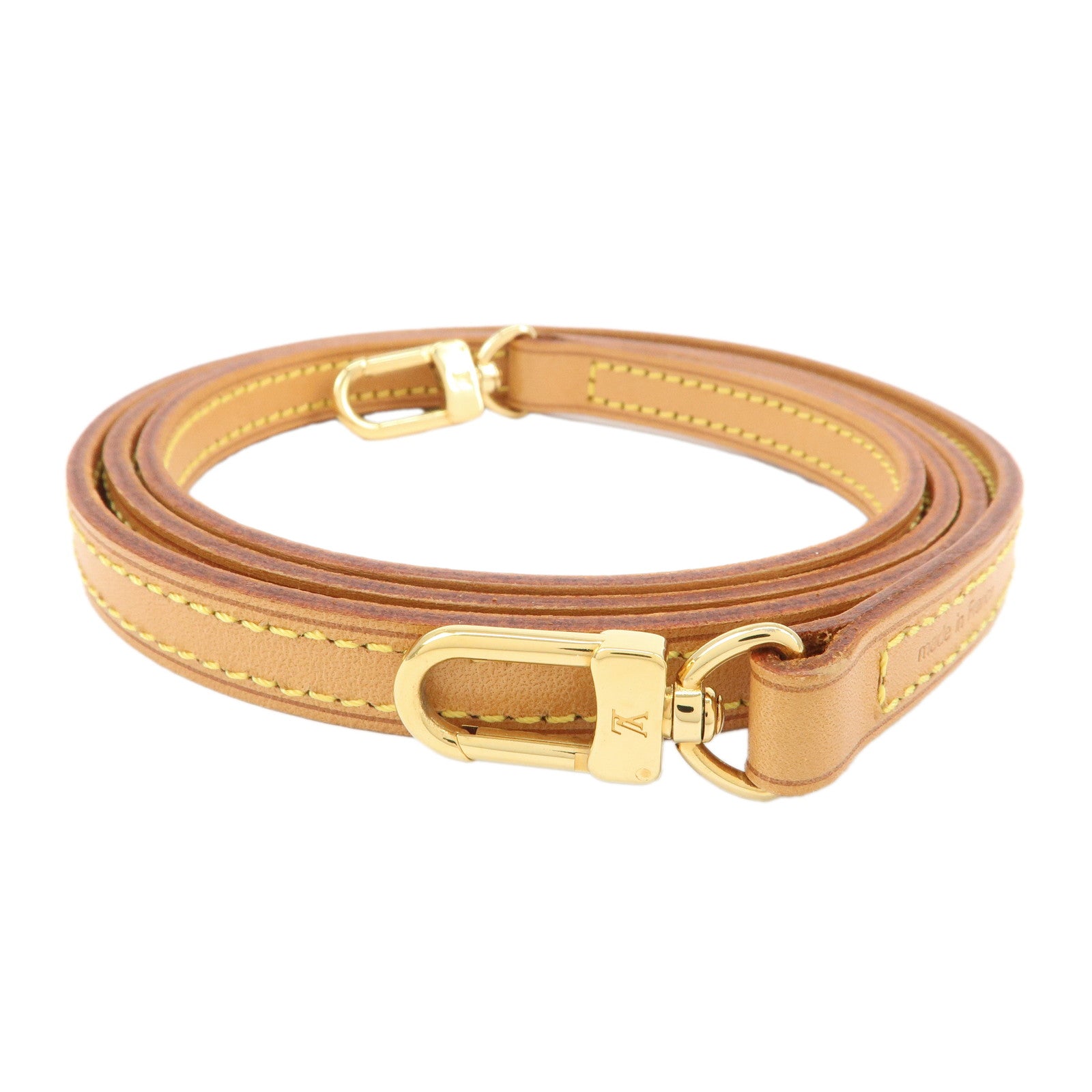 Louis Vuitton Nume Leather Shoulder Strap 120cm Natural J00145