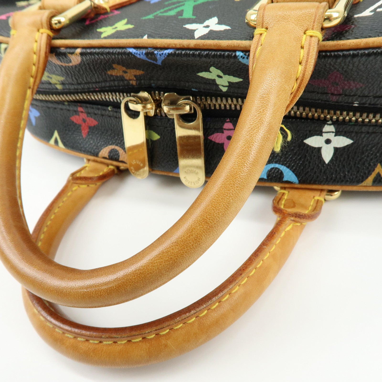 Louis Vuitton Monogram Trouville Multicolor Hand Bag Noir M92662