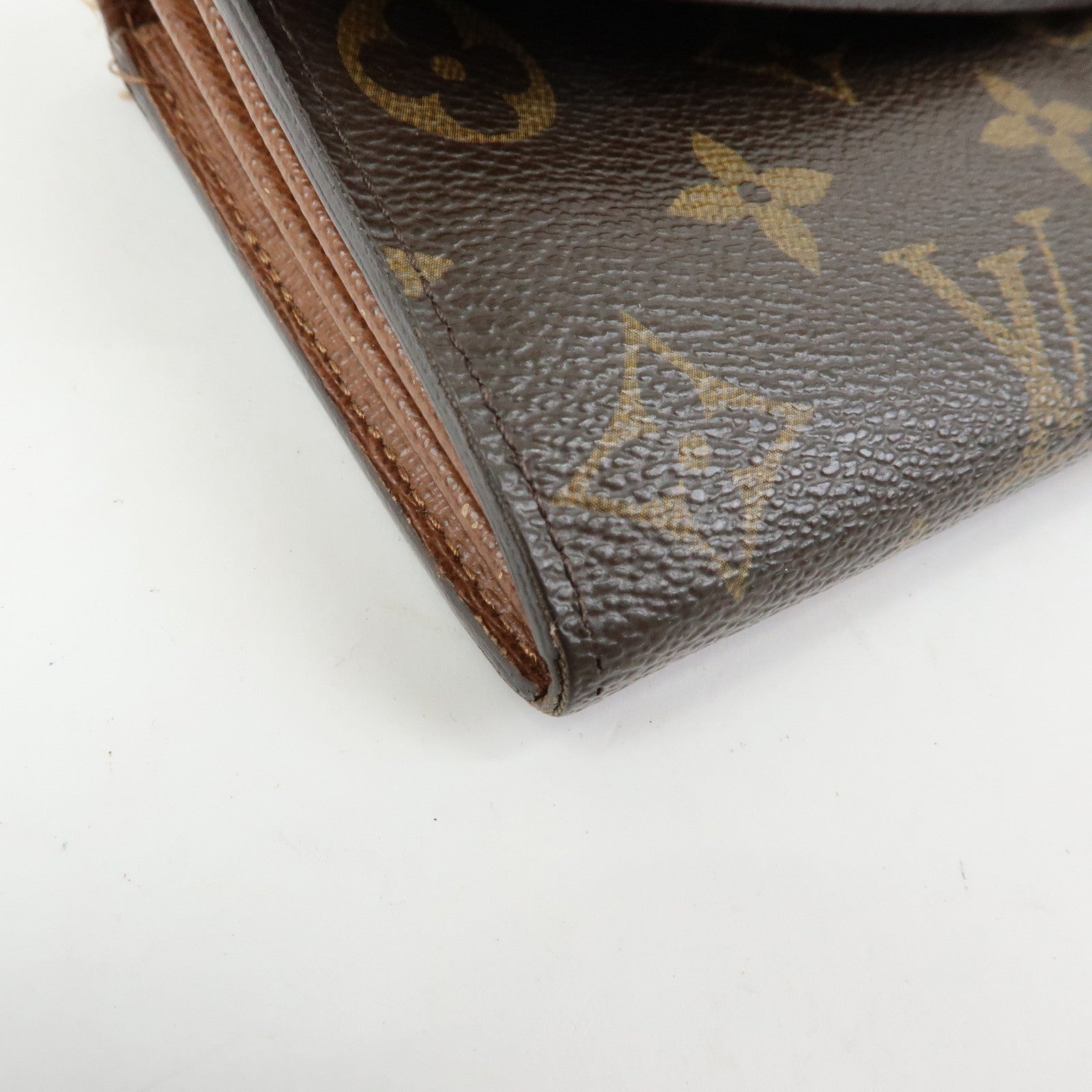 Louis Vuitton Monogram Portefeuille Sarah Long Wallet Brown M61734