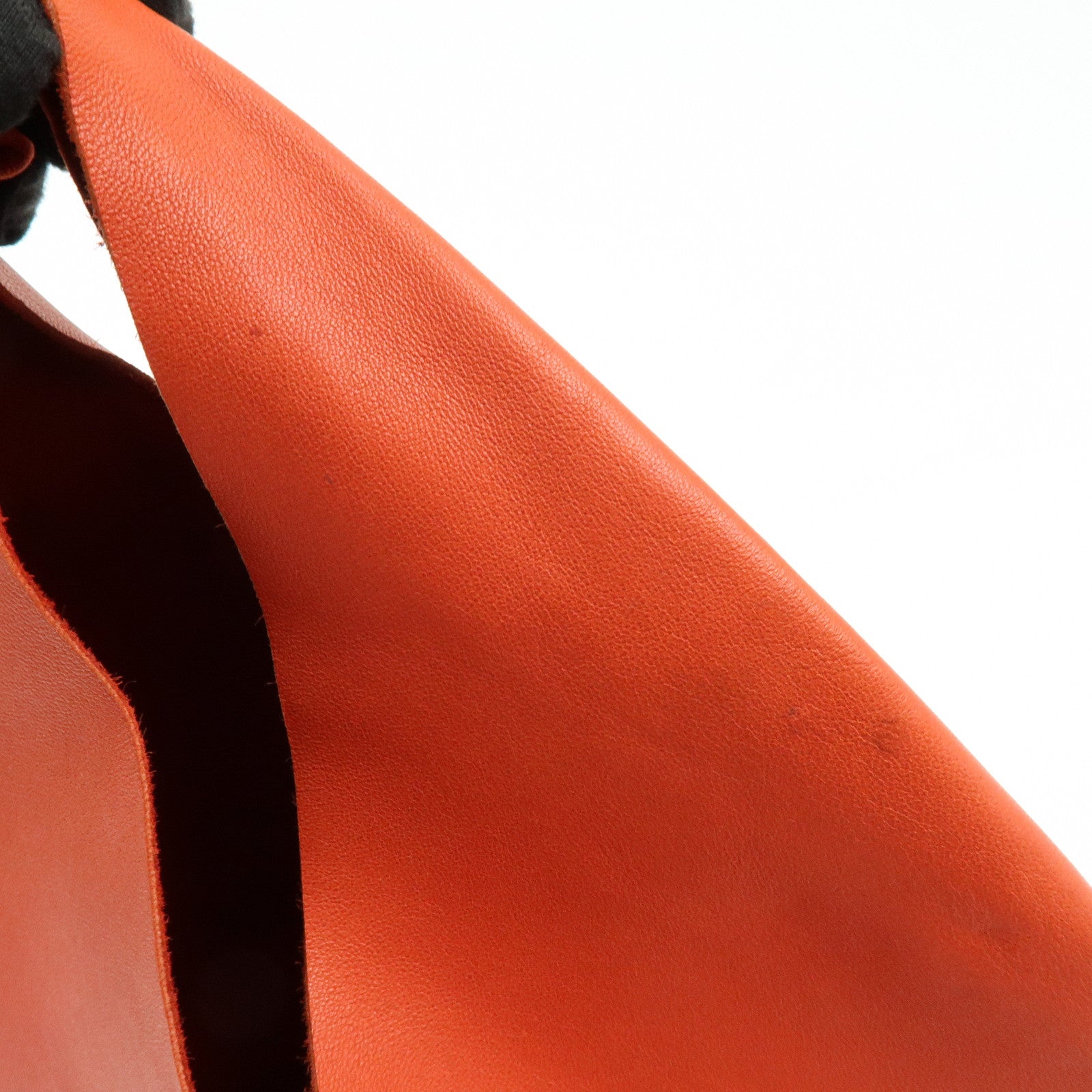 THE ROW Small Bindle Cowhide Leather Hand Bag Orange W1682L628