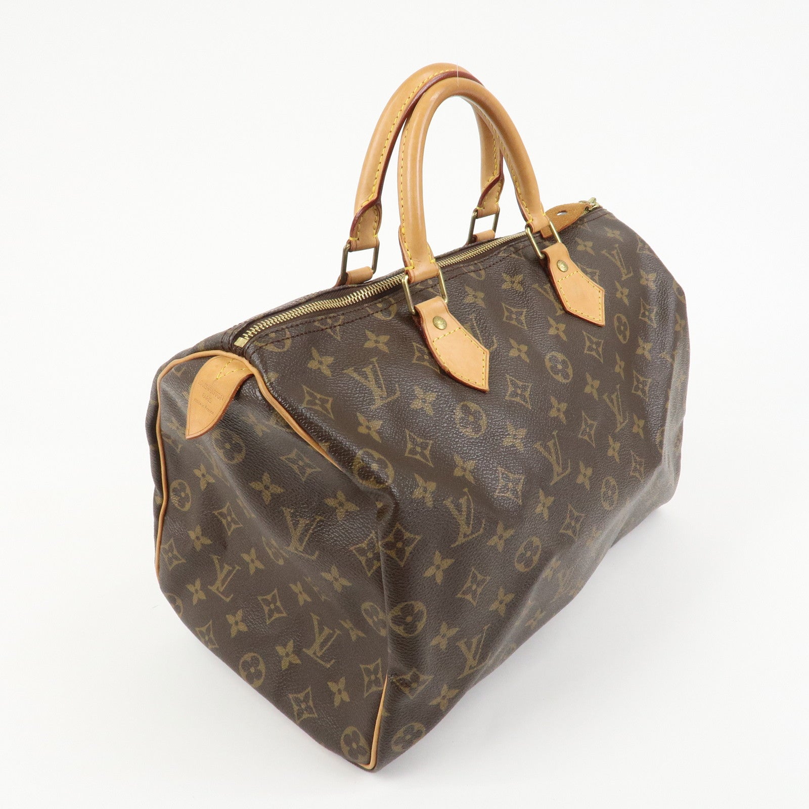 Louis Vuitton Monogram Canvas Speedy 35 Boston Bag Hand Bag M41524