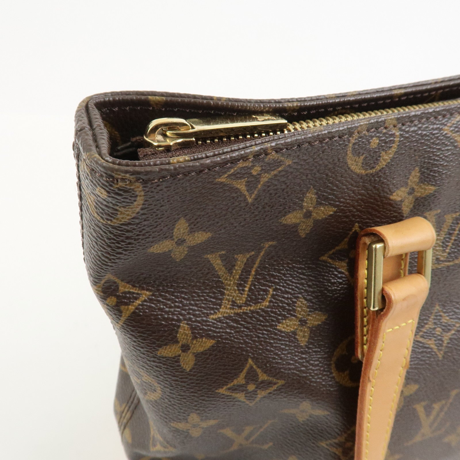 Louis Vuitton Monogram Cabas Piano Tote Bag Hand Bag M51148